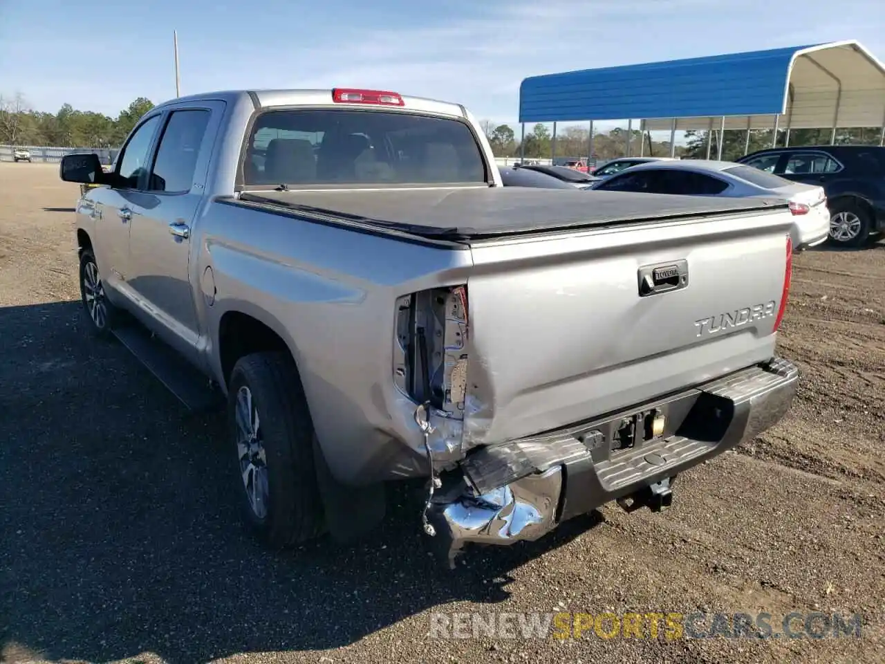 3 Photograph of a damaged car 5TFFY5F13KX244882 TOYOTA TUNDRA 2019