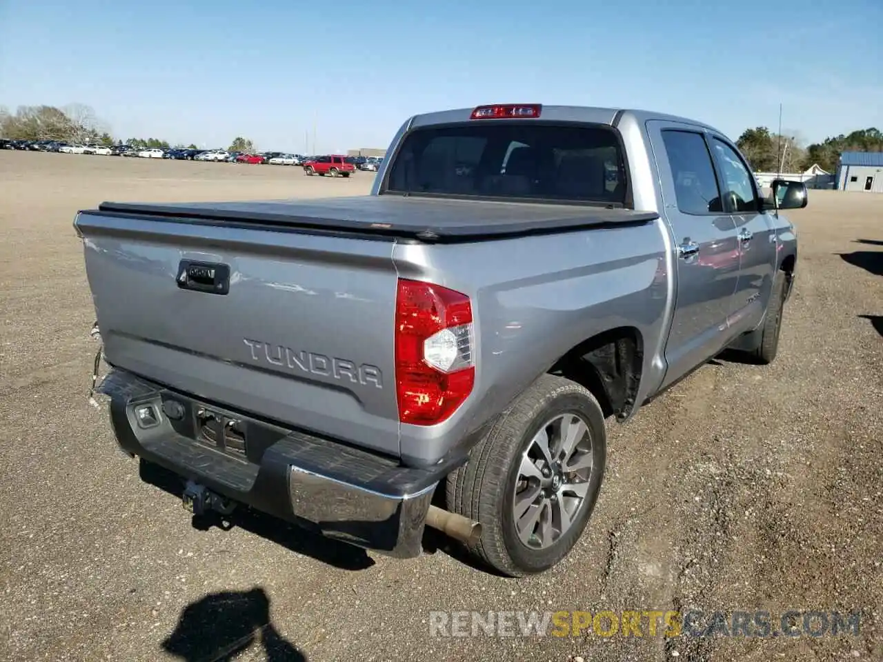 4 Photograph of a damaged car 5TFFY5F13KX244882 TOYOTA TUNDRA 2019