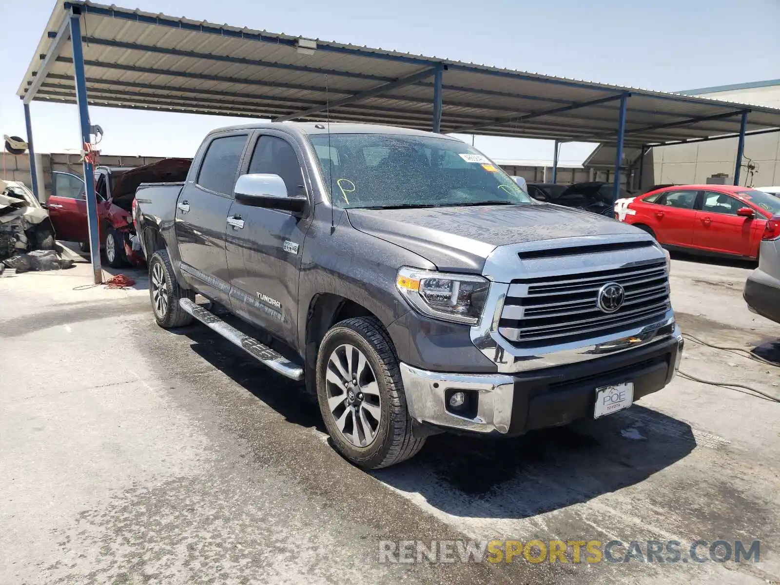 1 Photograph of a damaged car 5TFFY5F13KX254490 TOYOTA TUNDRA 2019