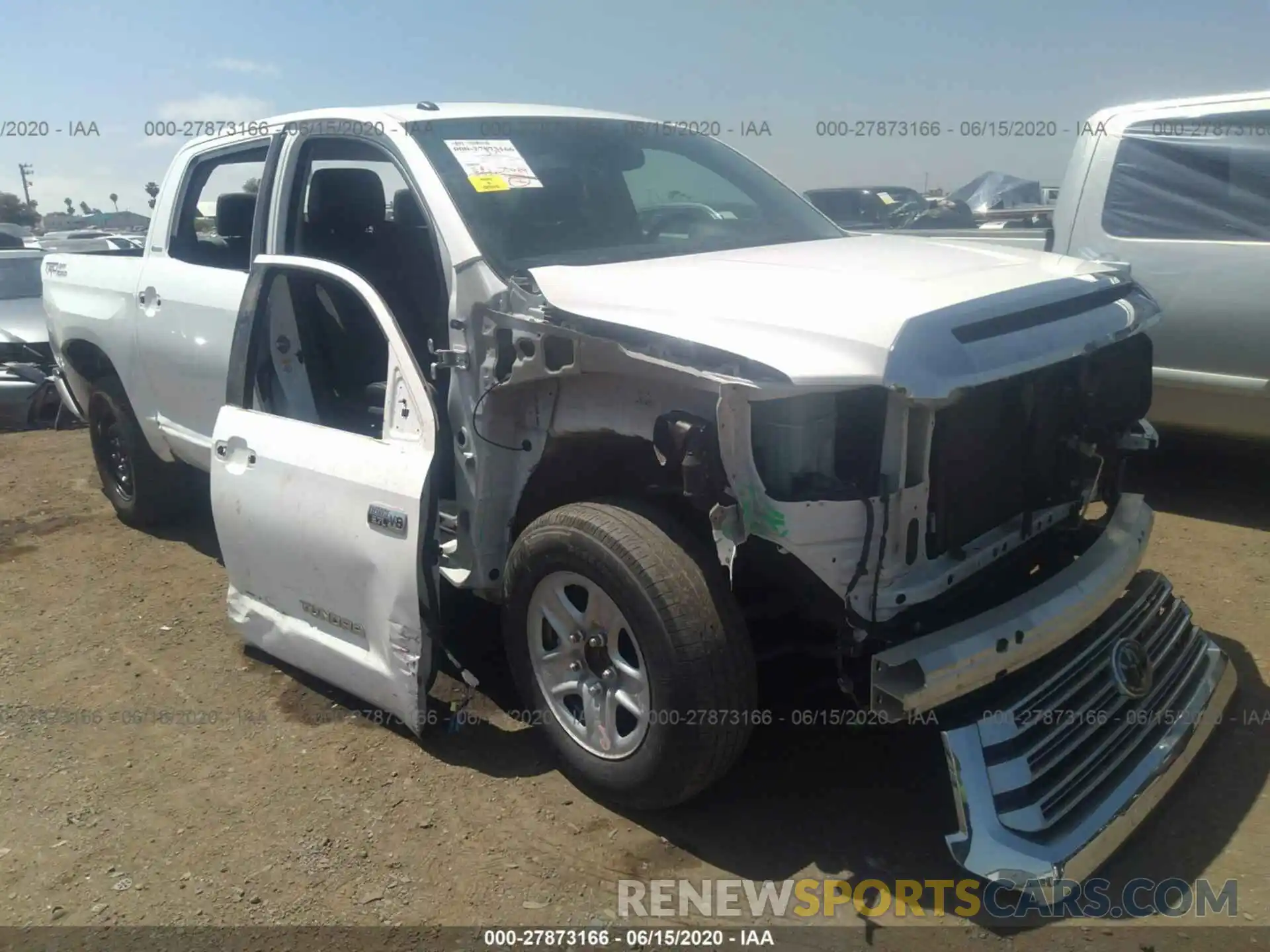 6 Photograph of a damaged car 5TFFY5F14KX244485 TOYOTA TUNDRA 2019