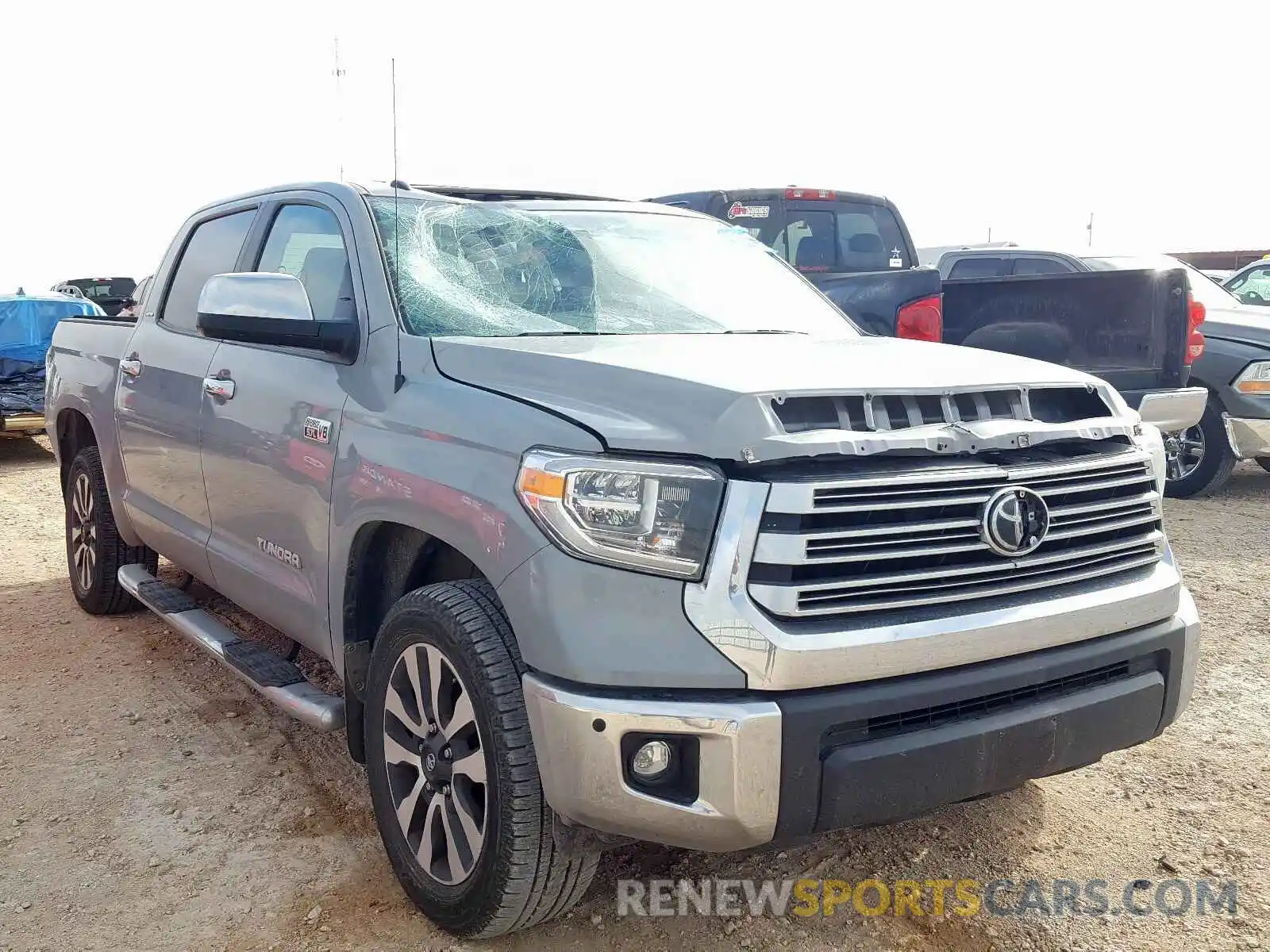 1 Photograph of a damaged car 5TFFY5F14KX250044 TOYOTA TUNDRA 2019