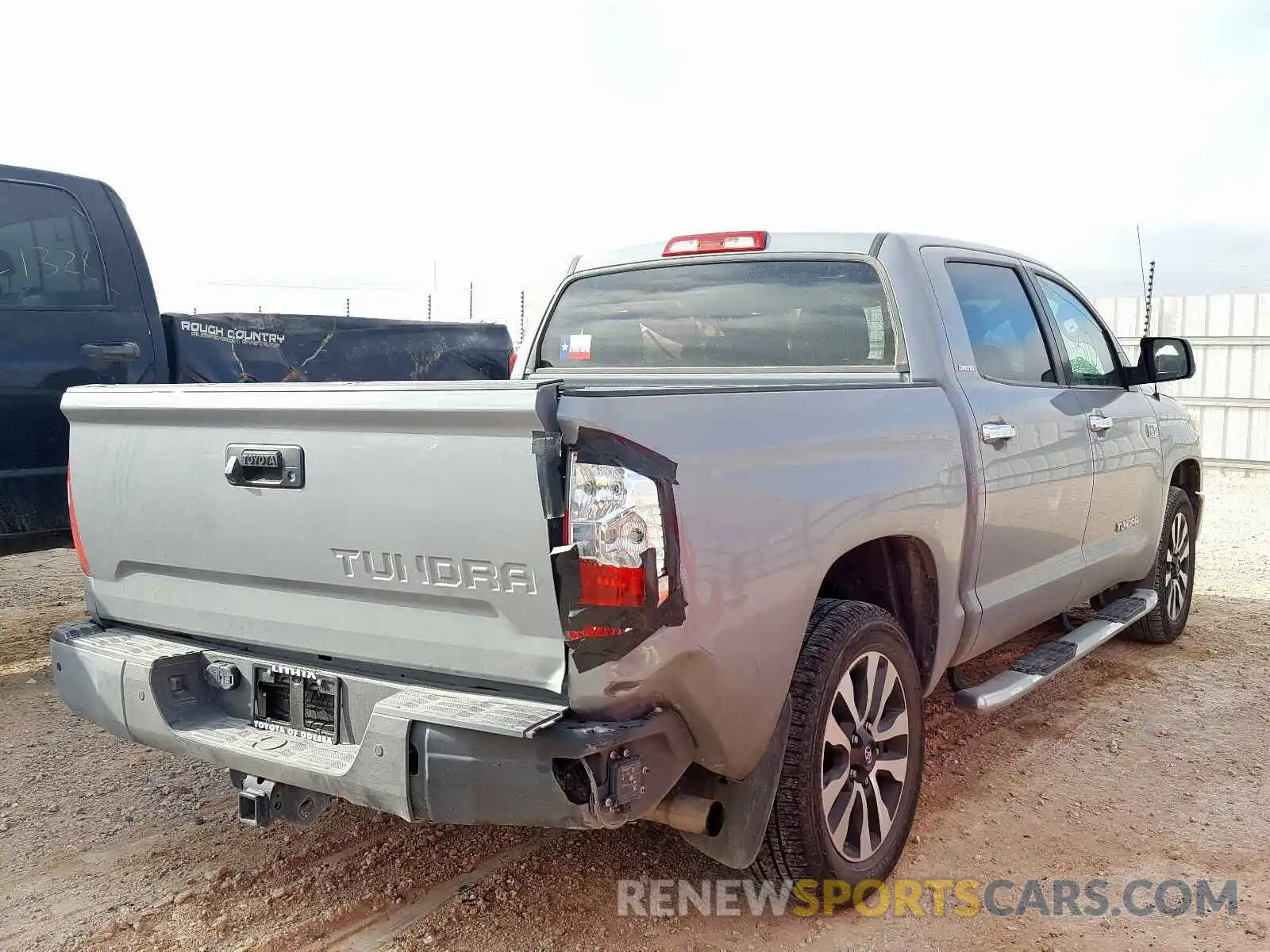 4 Photograph of a damaged car 5TFFY5F14KX250044 TOYOTA TUNDRA 2019