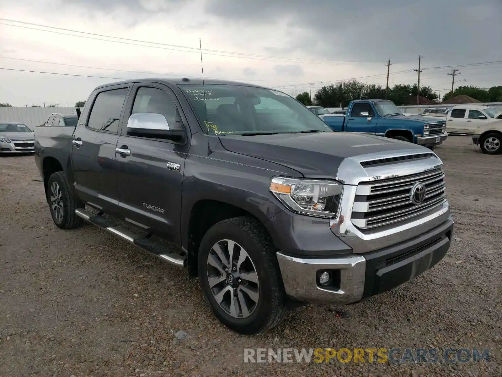 1 Photograph of a damaged car 5TFFY5F14KX253039 TOYOTA TUNDRA 2019