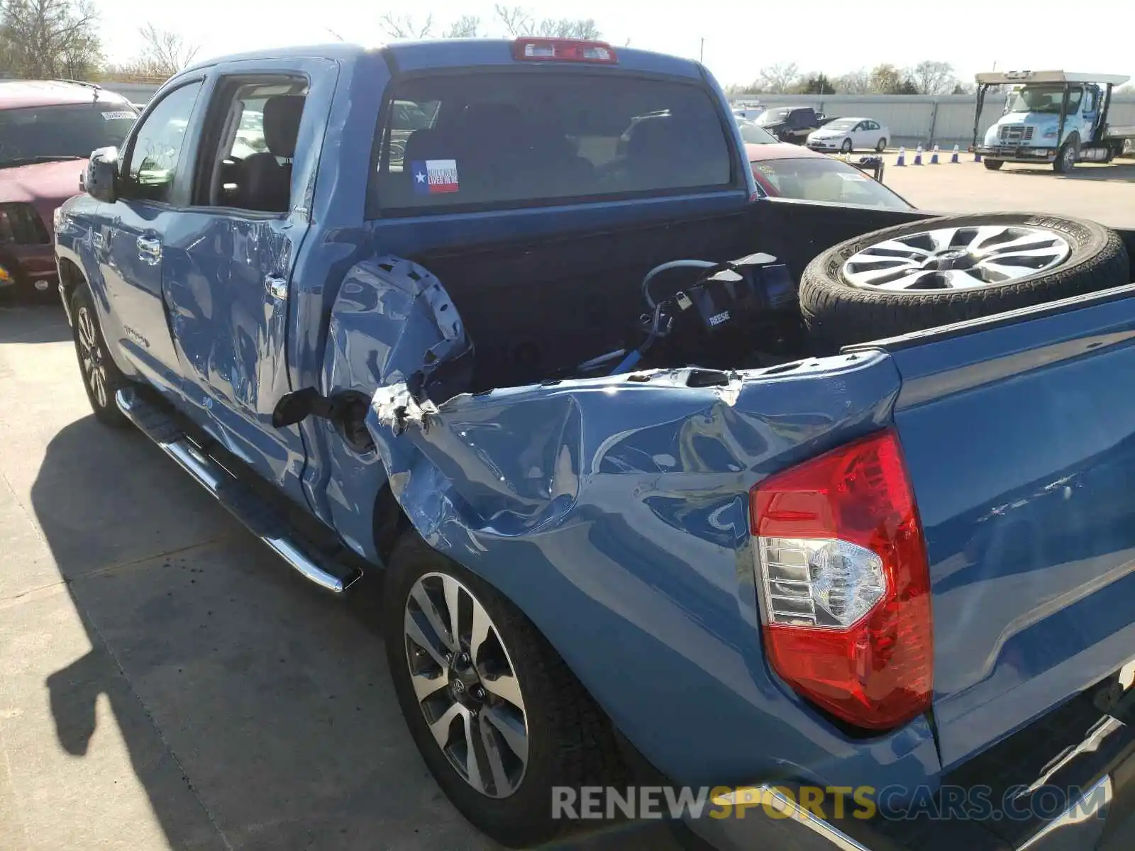 9 Photograph of a damaged car 5TFFY5F16KX249574 TOYOTA TUNDRA 2019