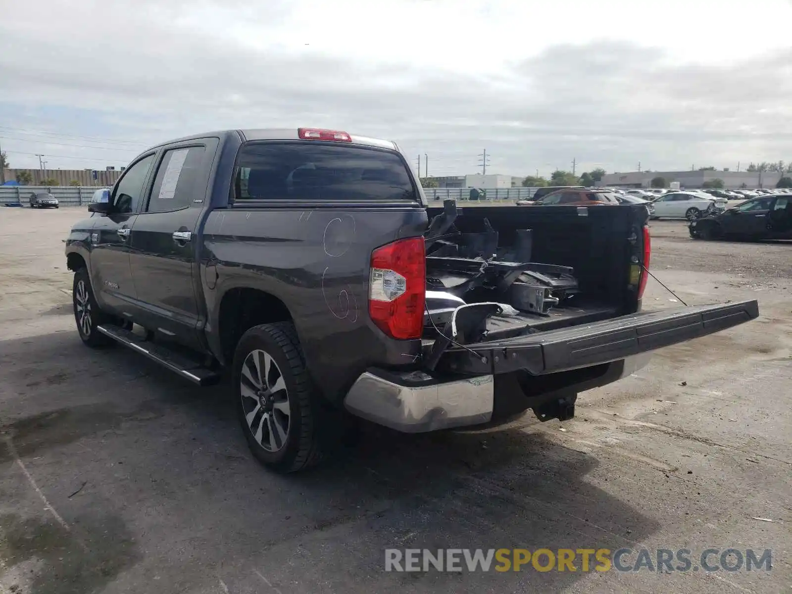 3 Photograph of a damaged car 5TFFY5F18KX250080 TOYOTA TUNDRA 2019