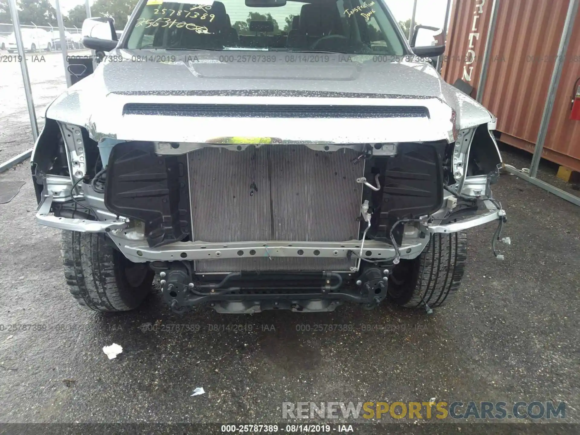 6 Photograph of a damaged car 5TFFY5F19KX247169 TOYOTA TUNDRA 2019