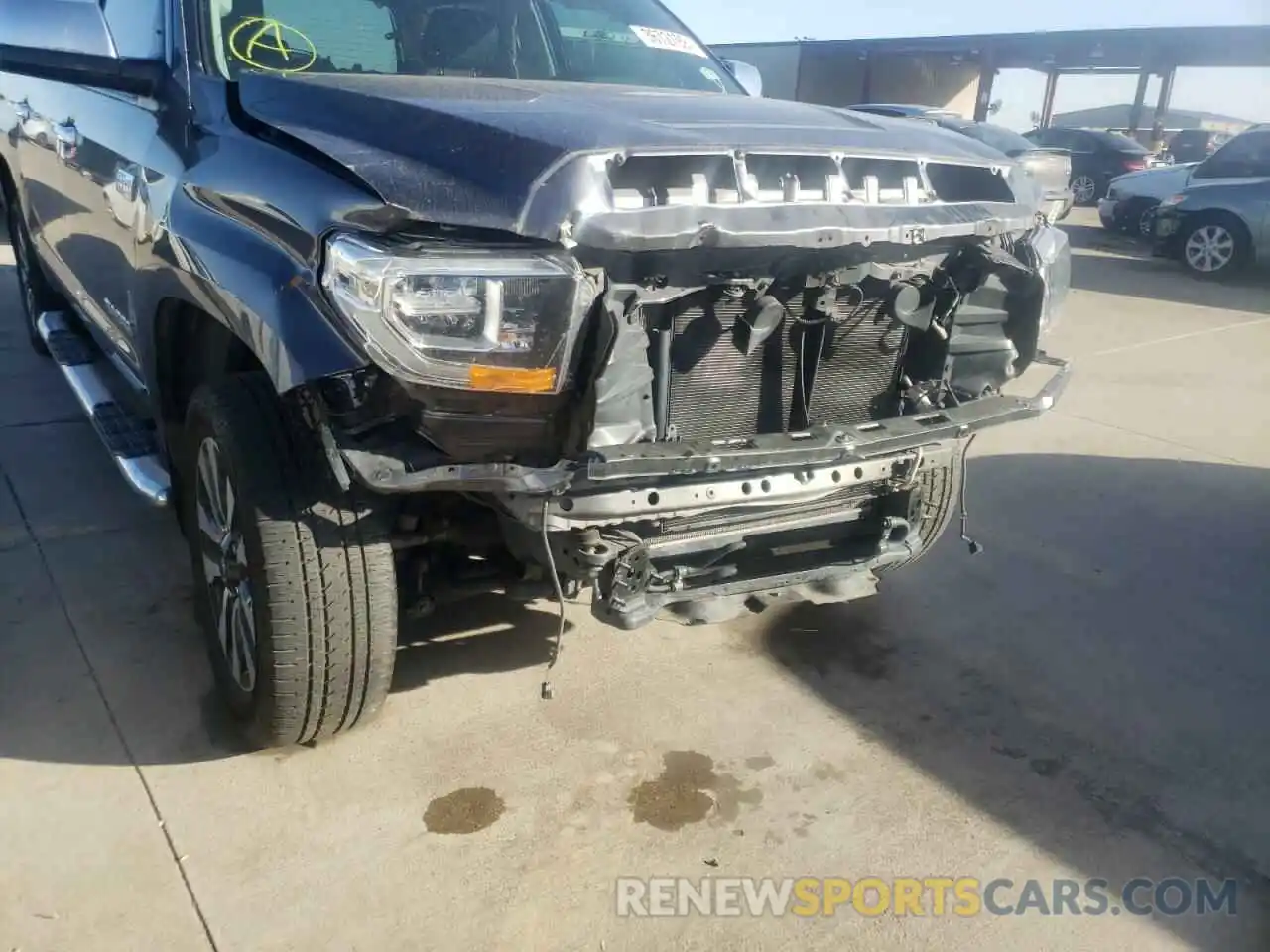 9 Photograph of a damaged car 5TFFY5F19KX254803 TOYOTA TUNDRA 2019