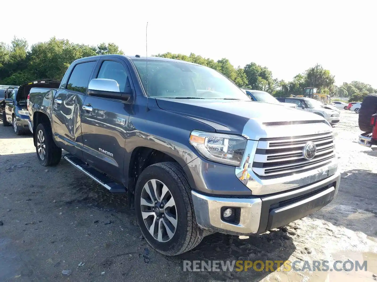 1 Photograph of a damaged car 5TFFY5F1XKX251375 TOYOTA TUNDRA 2019