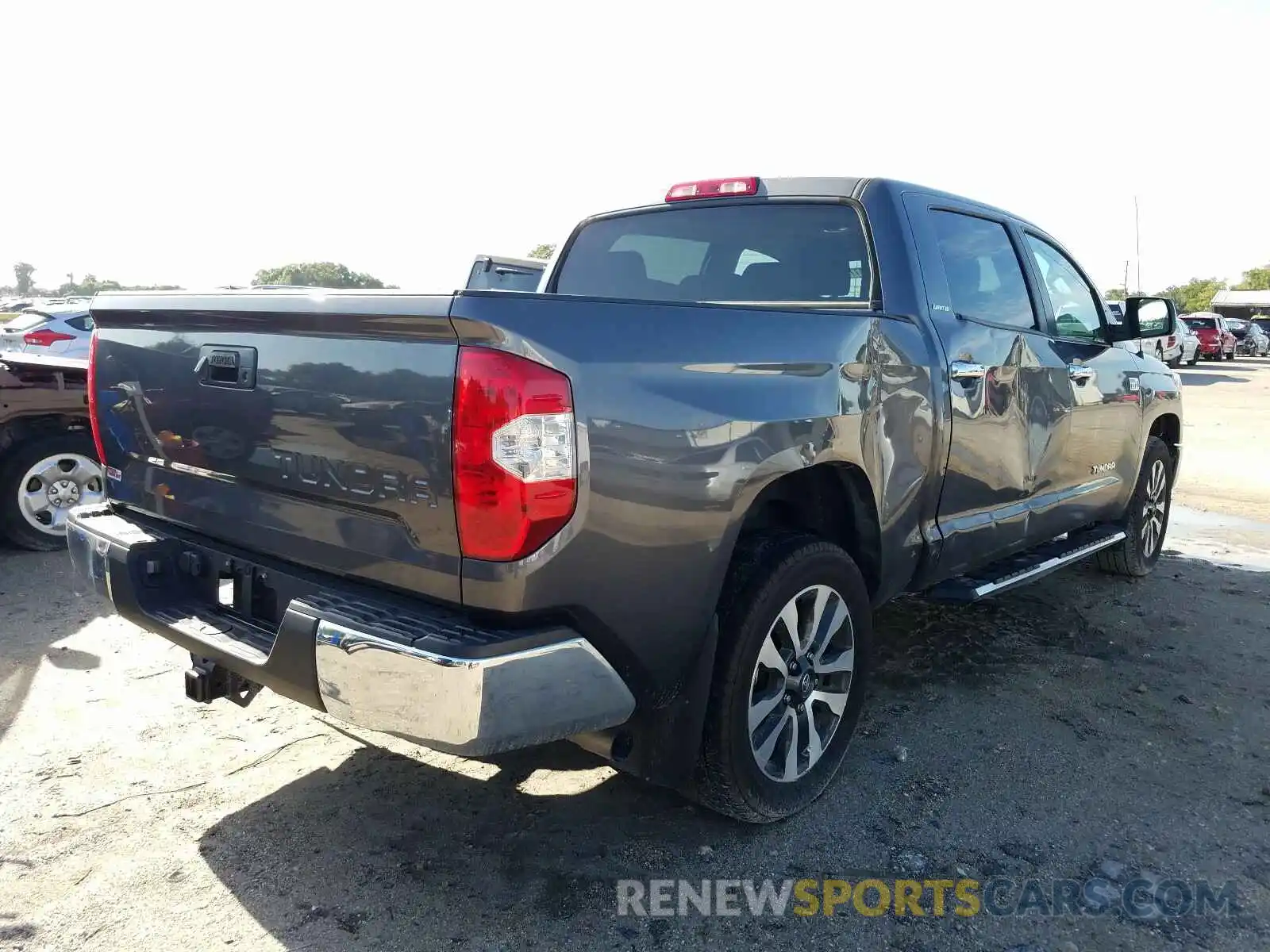 4 Photograph of a damaged car 5TFFY5F1XKX251375 TOYOTA TUNDRA 2019