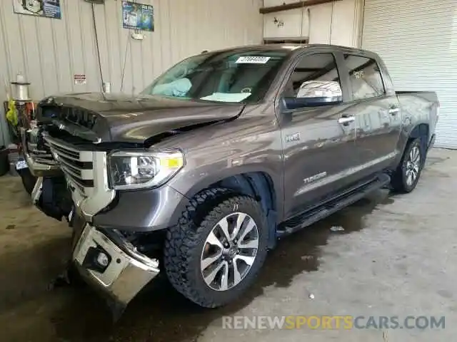 2 Photograph of a damaged car 5TFFY5F1XKX252588 TOYOTA TUNDRA 2019