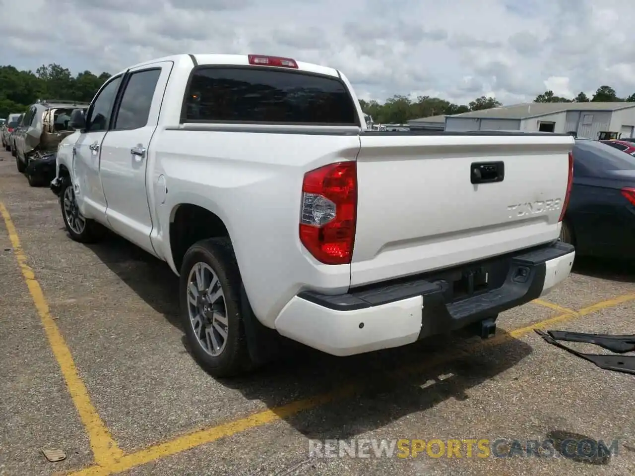 3 Photograph of a damaged car 5TFGY5F12KX244148 TOYOTA TUNDRA 2019