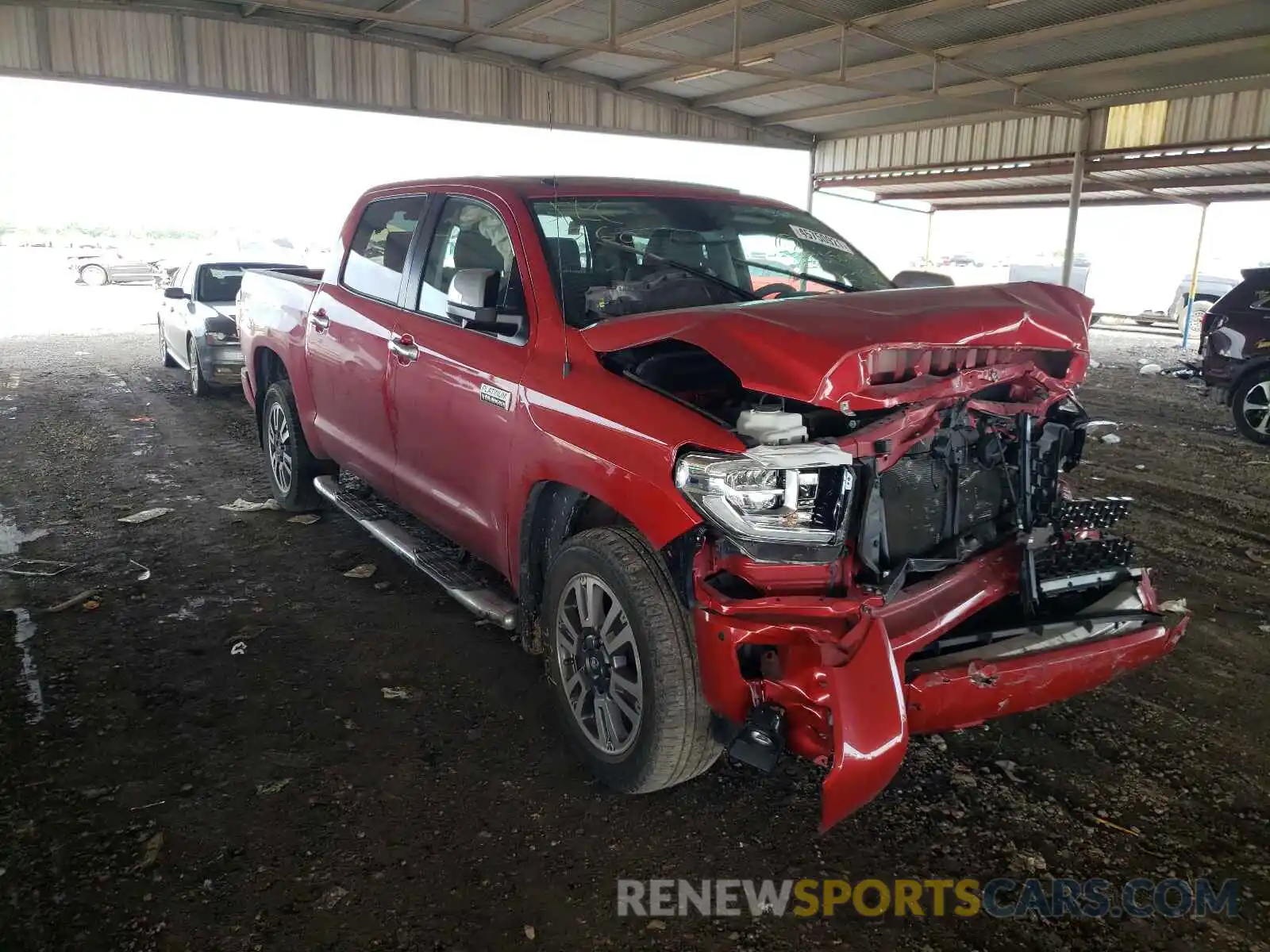 1 Photograph of a damaged car 5TFGY5F12KX250449 TOYOTA TUNDRA 2019