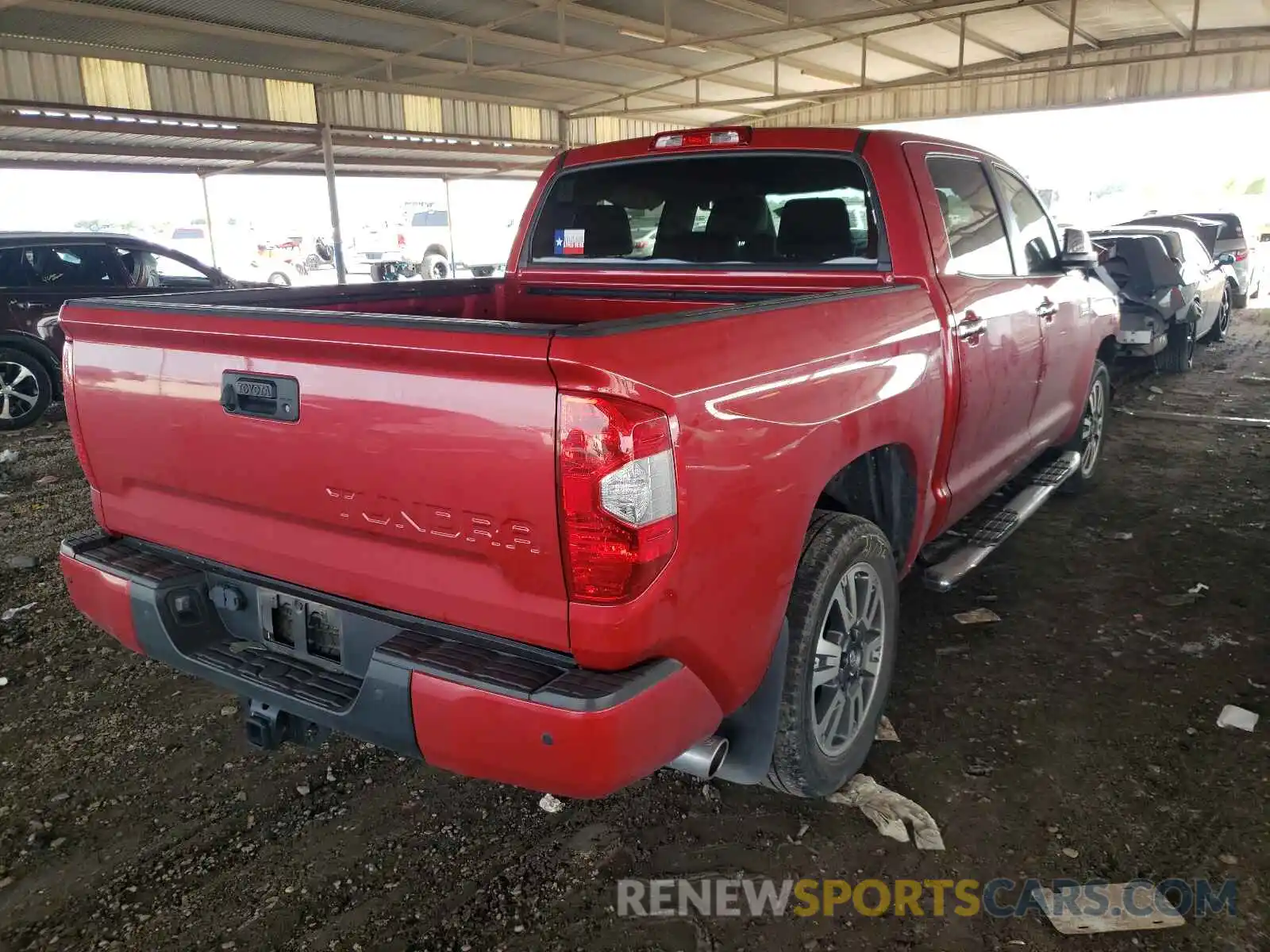 4 Photograph of a damaged car 5TFGY5F12KX250449 TOYOTA TUNDRA 2019