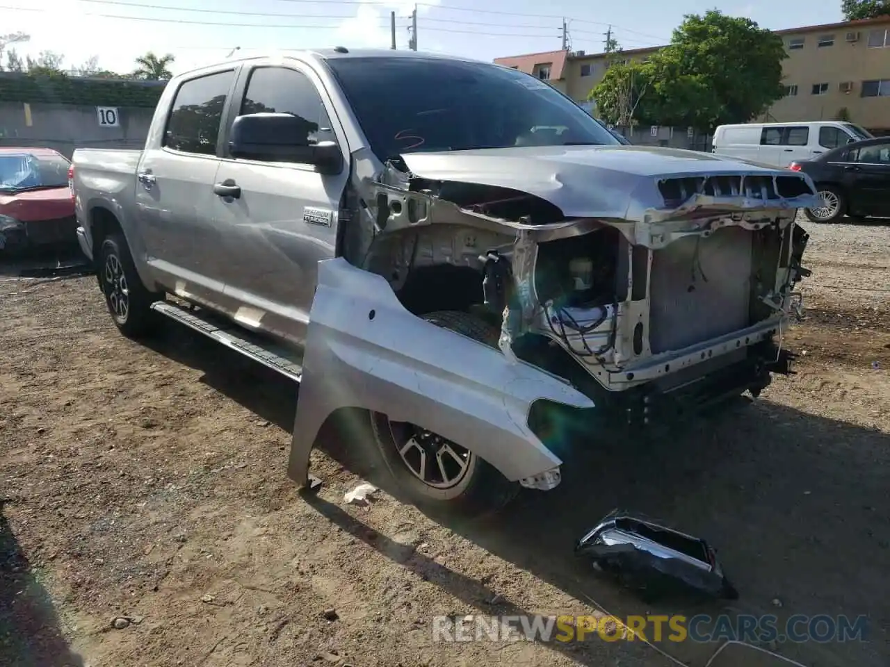 1 Фотография поврежденного автомобиля 5TFGY5F15KX254625 TOYOTA TUNDRA 2019