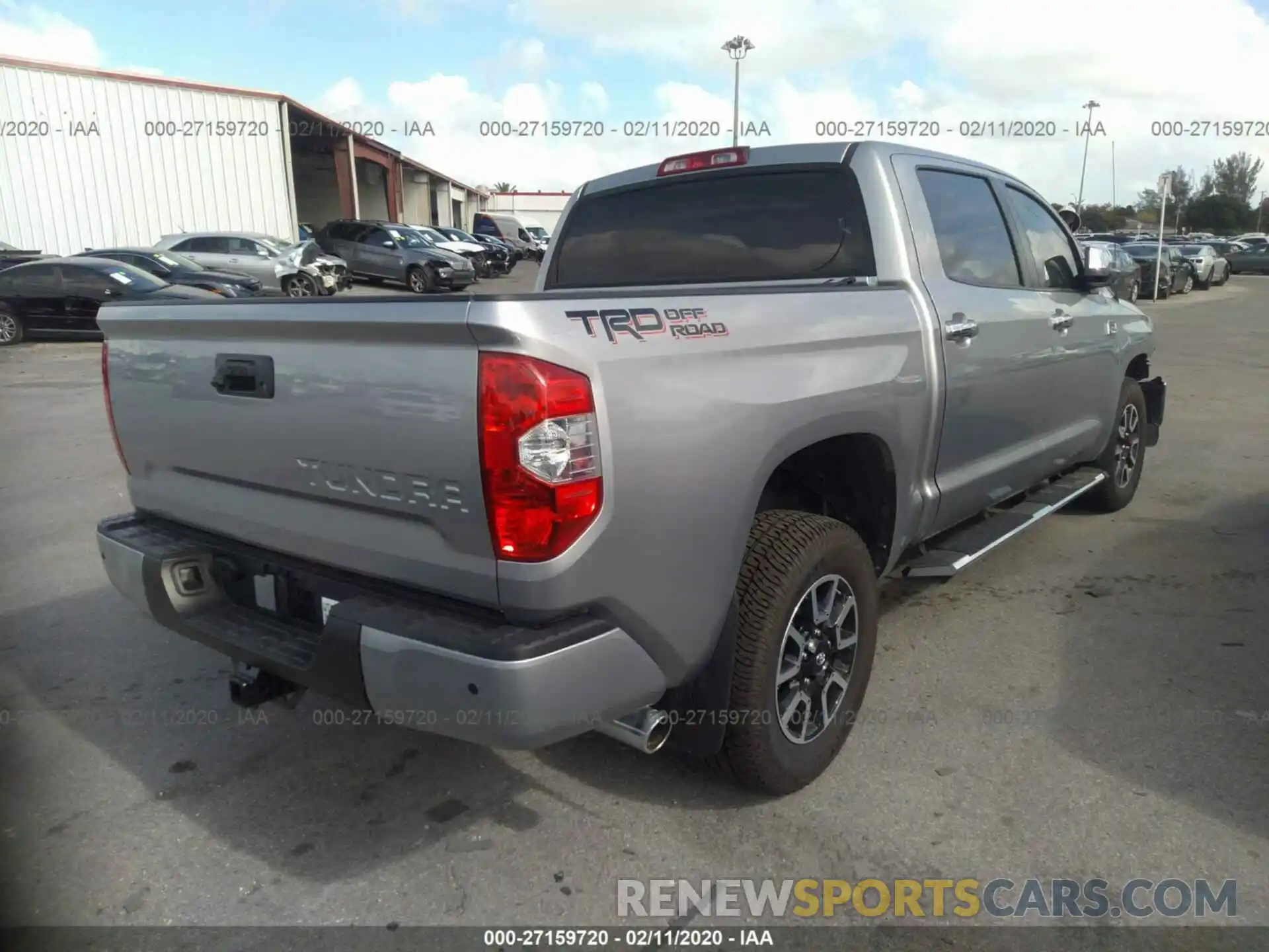 4 Photograph of a damaged car 5TFGY5F19KX253185 TOYOTA TUNDRA 2019