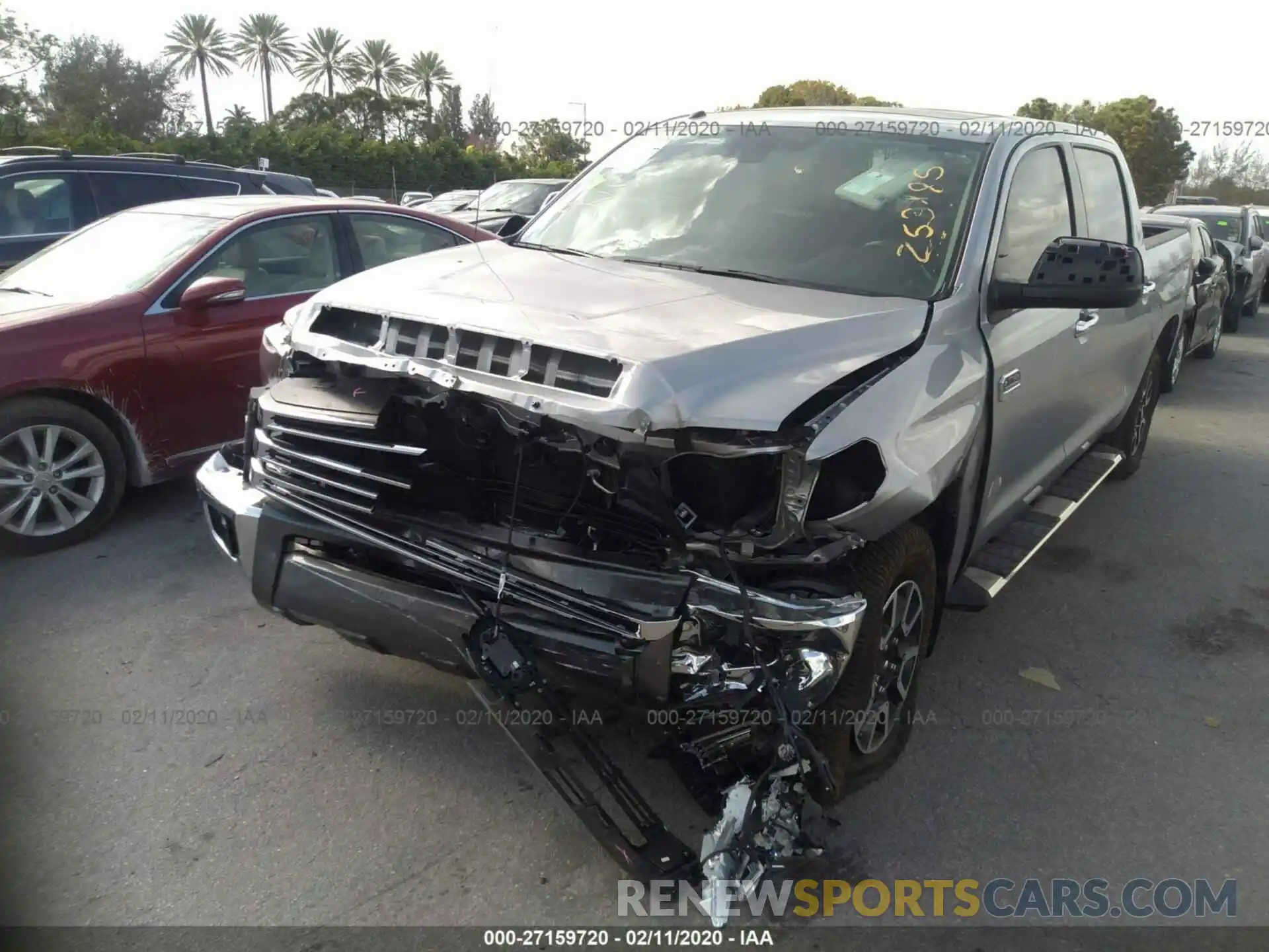 6 Photograph of a damaged car 5TFGY5F19KX253185 TOYOTA TUNDRA 2019