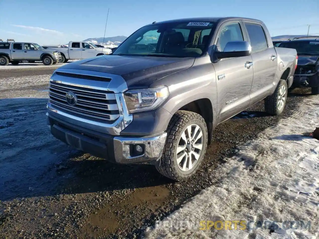 2 Photograph of a damaged car 5TFHY5F10KX786224 TOYOTA TUNDRA 2019