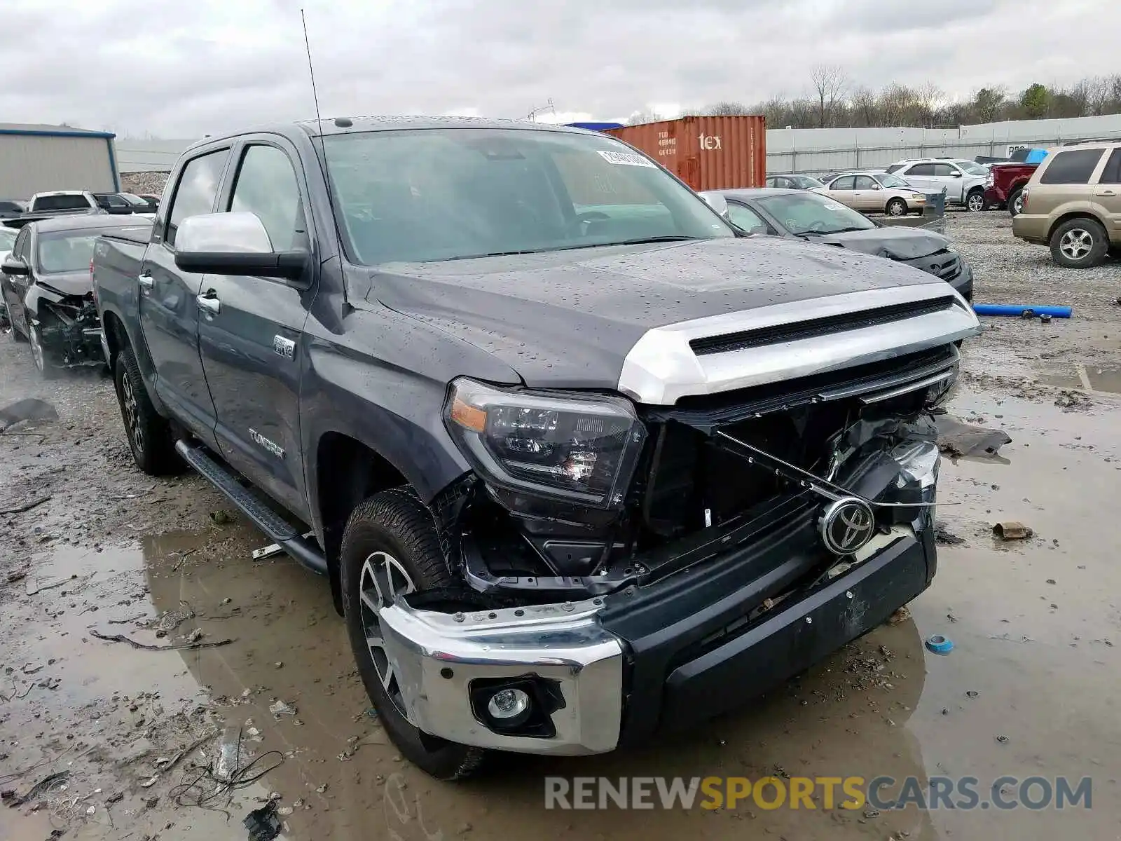 1 Photograph of a damaged car 5TFHY5F10KX794176 TOYOTA TUNDRA 2019