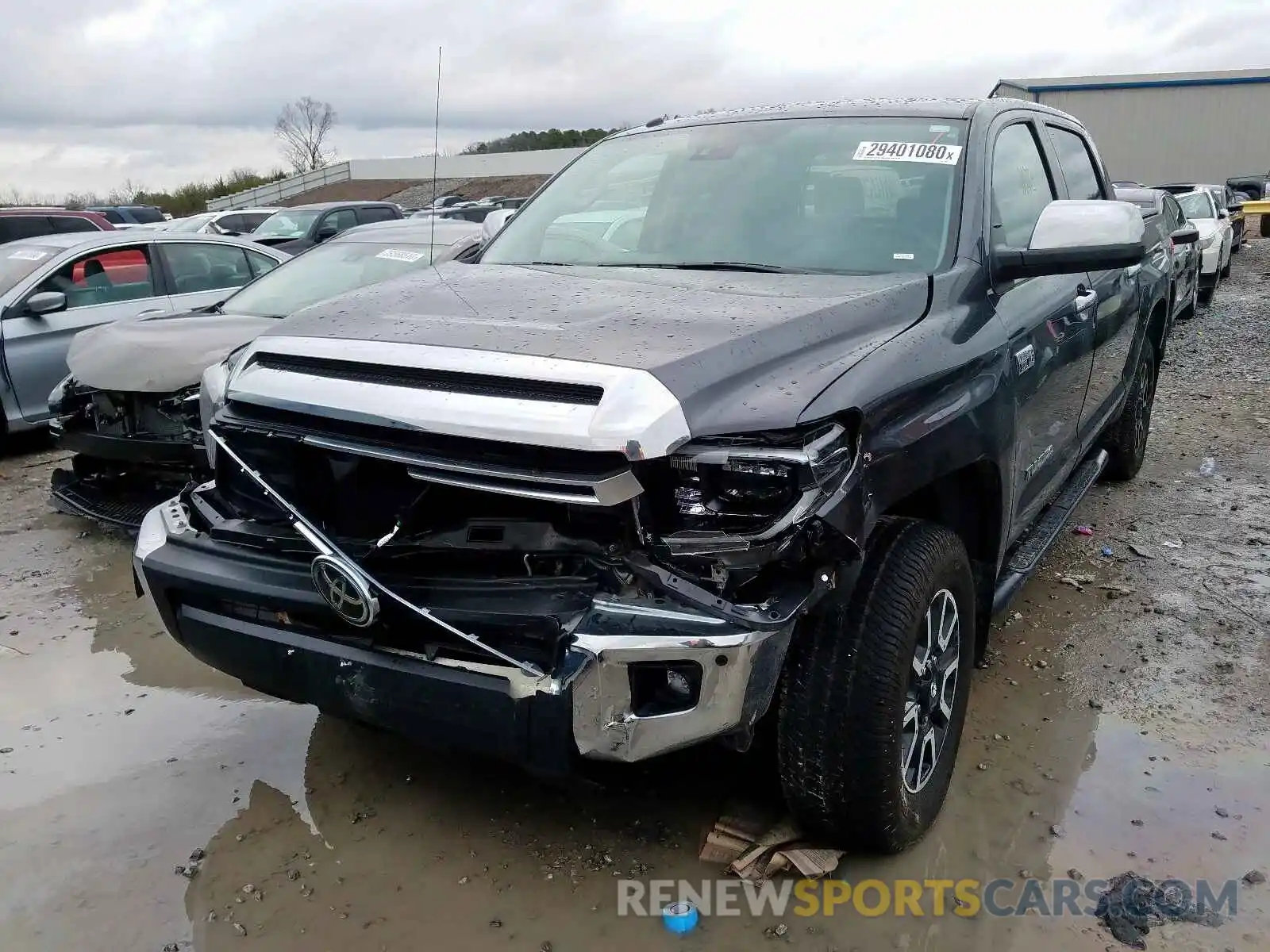 2 Photograph of a damaged car 5TFHY5F10KX794176 TOYOTA TUNDRA 2019