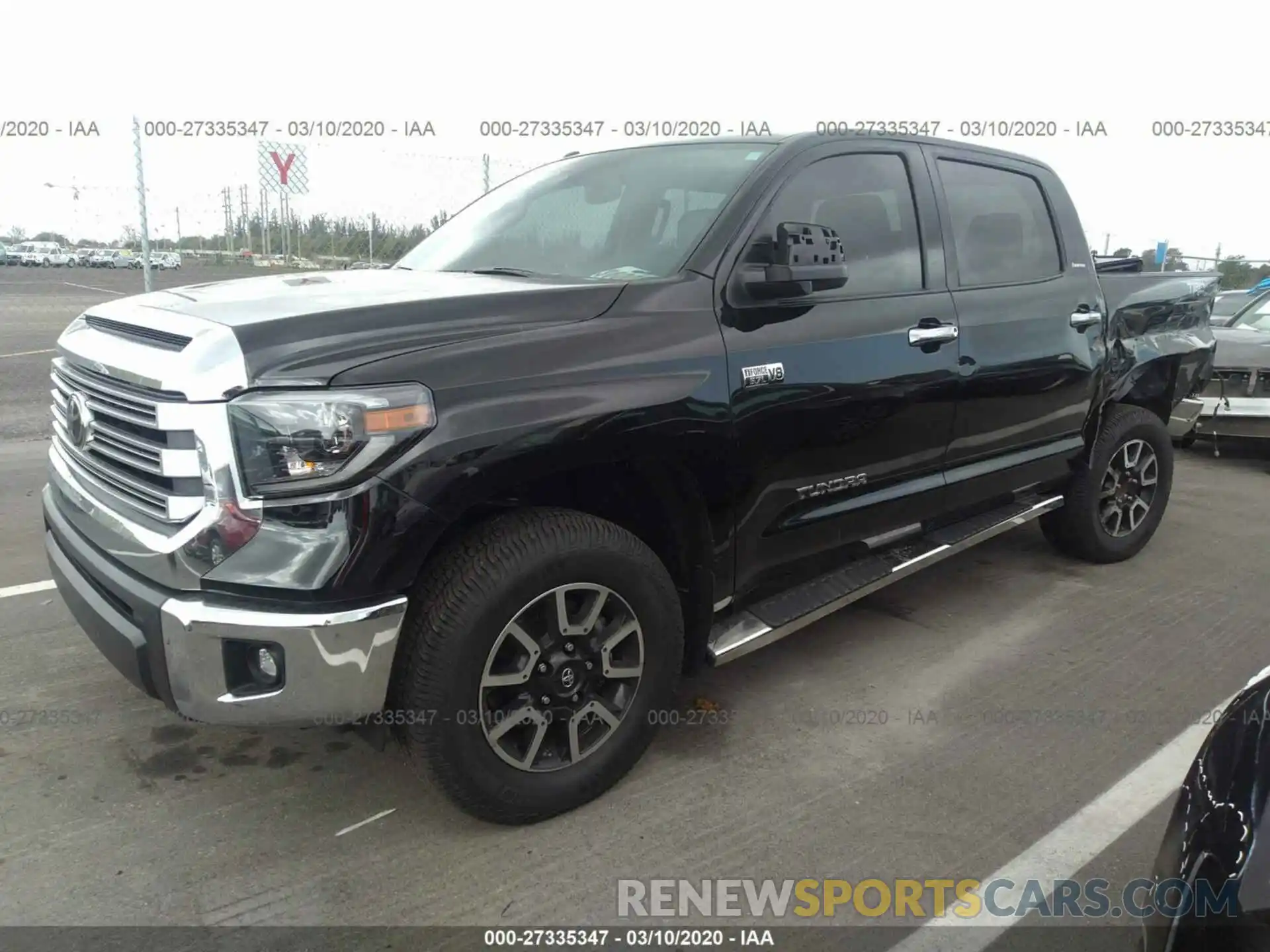 2 Photograph of a damaged car 5TFHY5F10KX813082 TOYOTA TUNDRA 2019