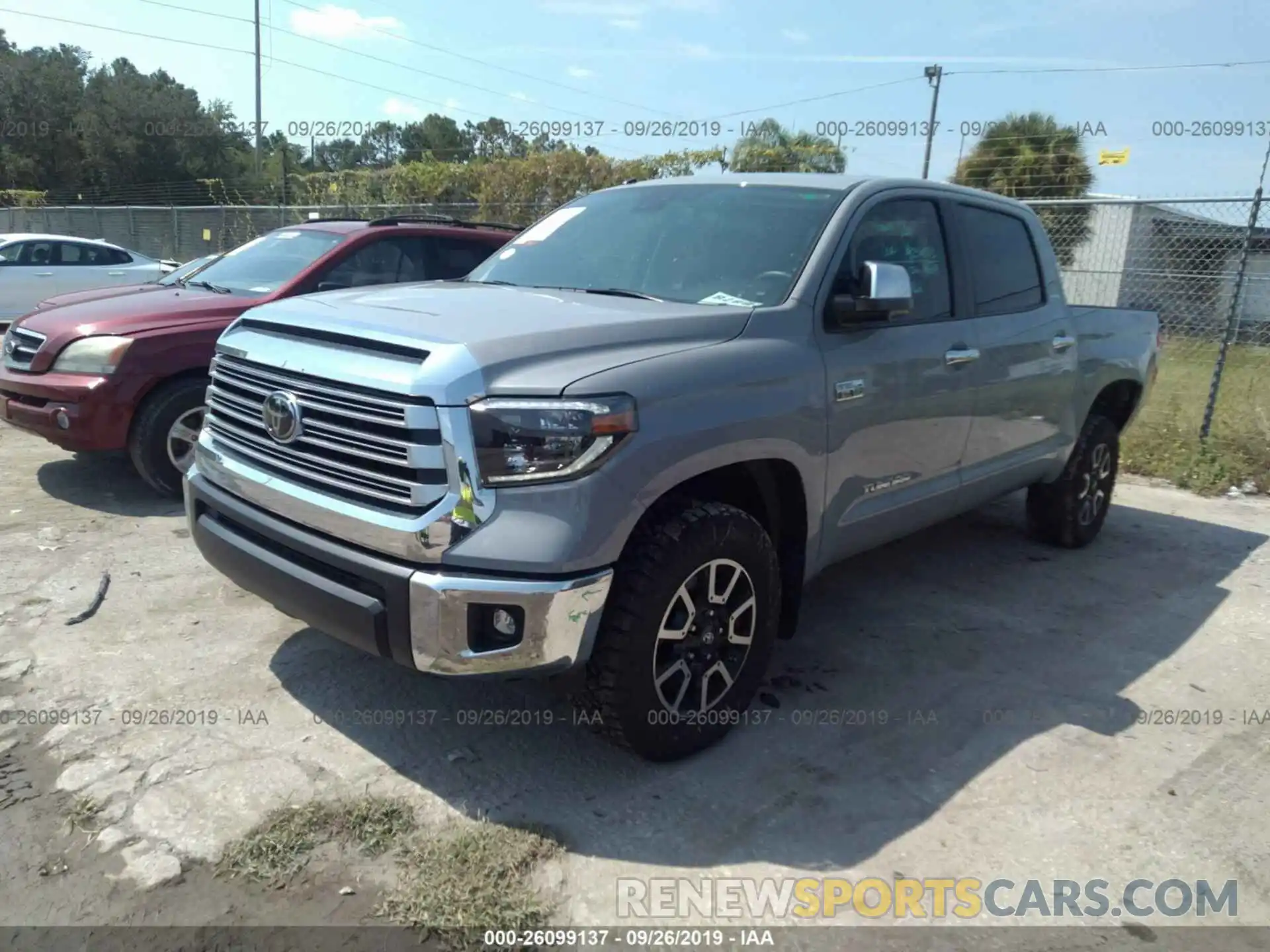 2 Photograph of a damaged car 5TFHY5F10KX823322 TOYOTA TUNDRA 2019