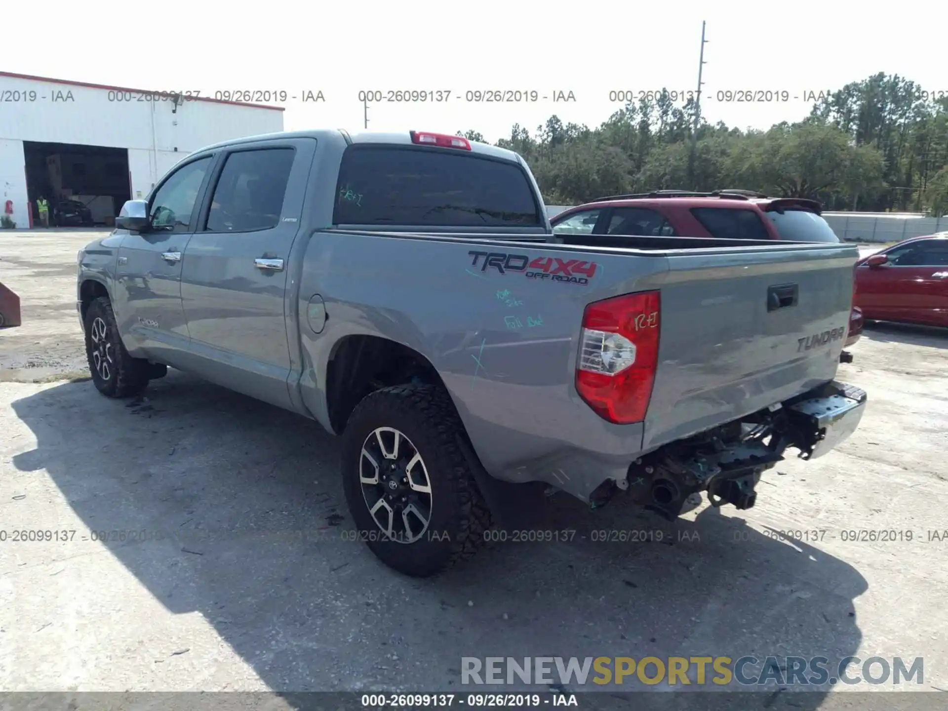 3 Photograph of a damaged car 5TFHY5F10KX823322 TOYOTA TUNDRA 2019