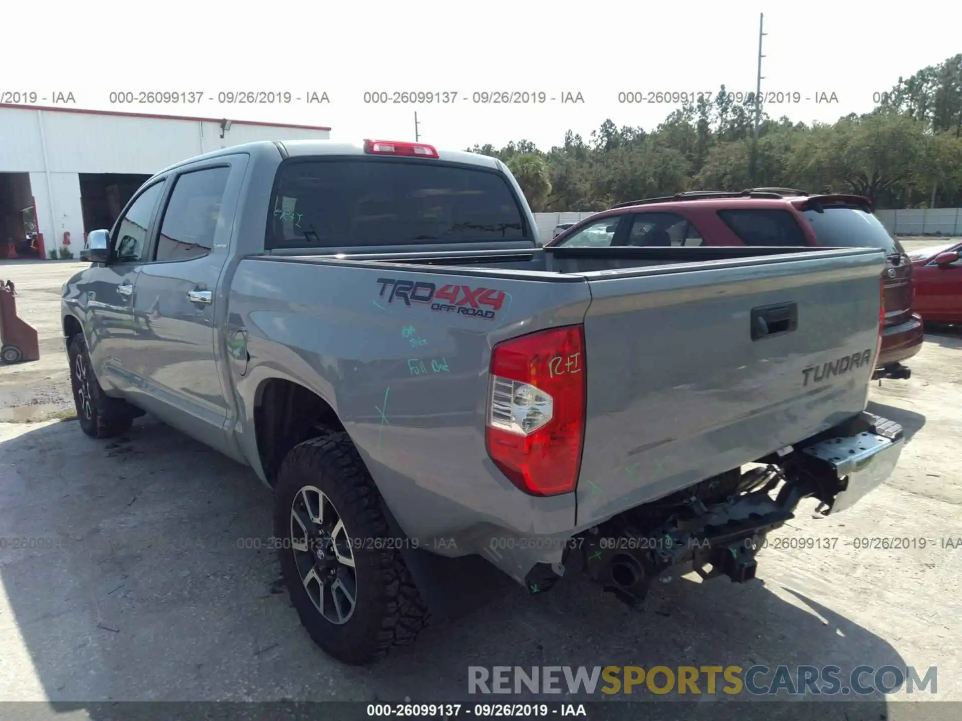 6 Photograph of a damaged car 5TFHY5F10KX823322 TOYOTA TUNDRA 2019