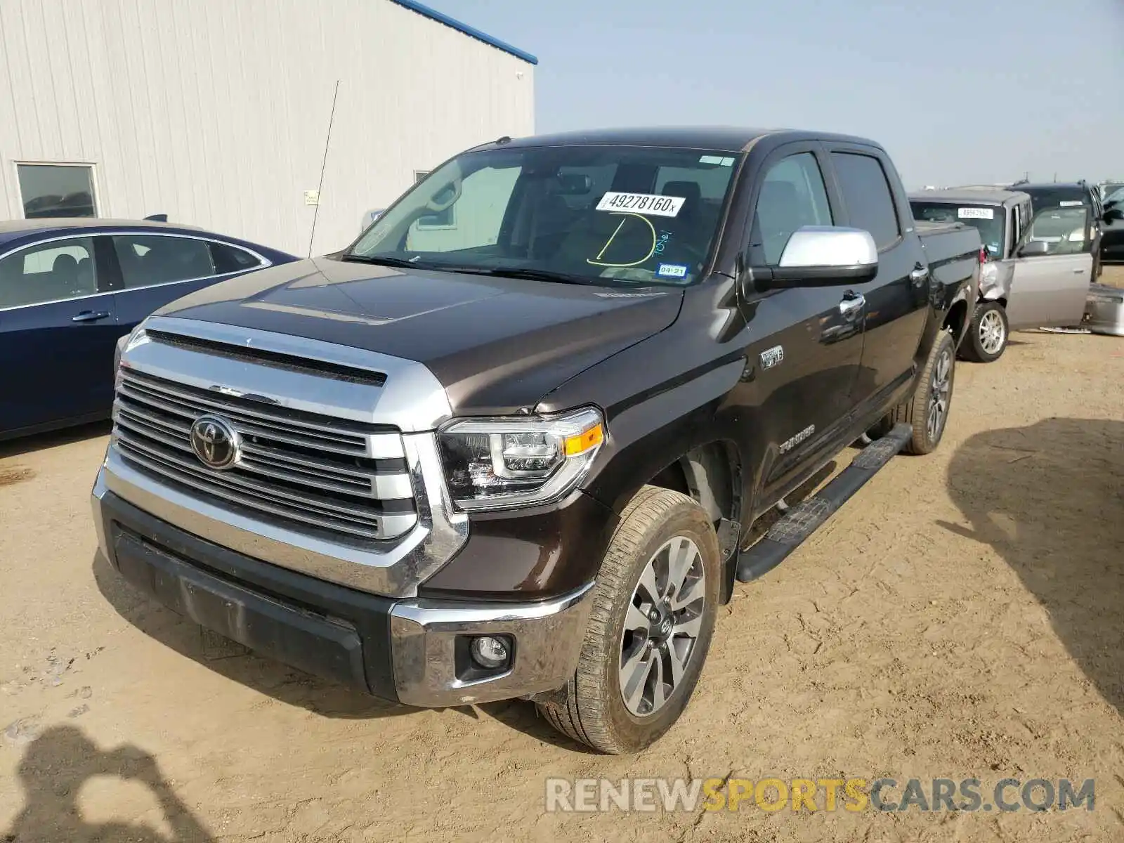 2 Photograph of a damaged car 5TFHY5F10KX839326 TOYOTA TUNDRA 2019