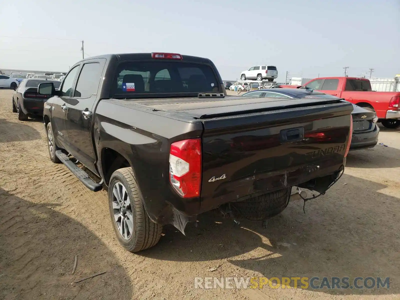 3 Photograph of a damaged car 5TFHY5F10KX839326 TOYOTA TUNDRA 2019