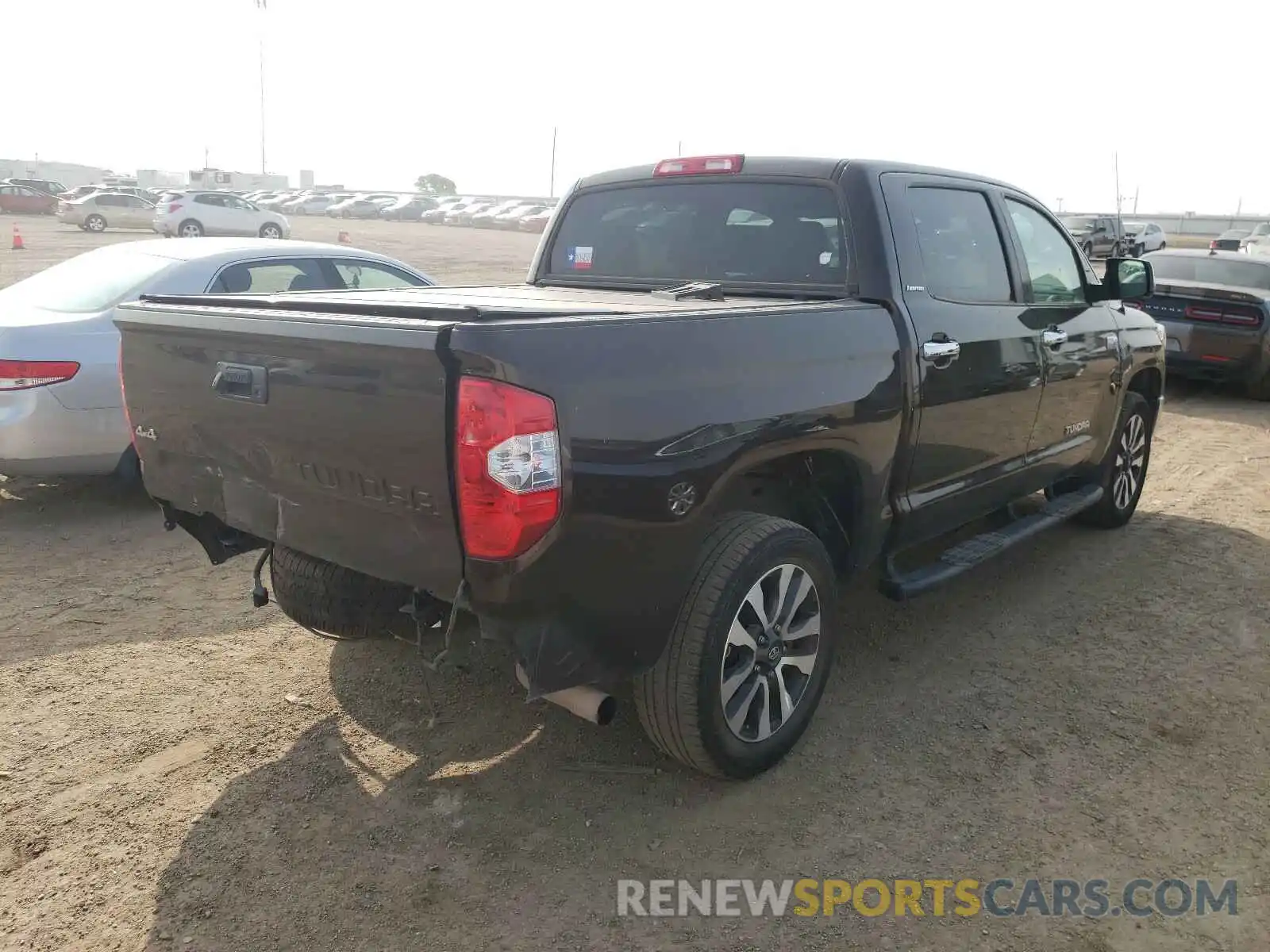 4 Photograph of a damaged car 5TFHY5F10KX839326 TOYOTA TUNDRA 2019