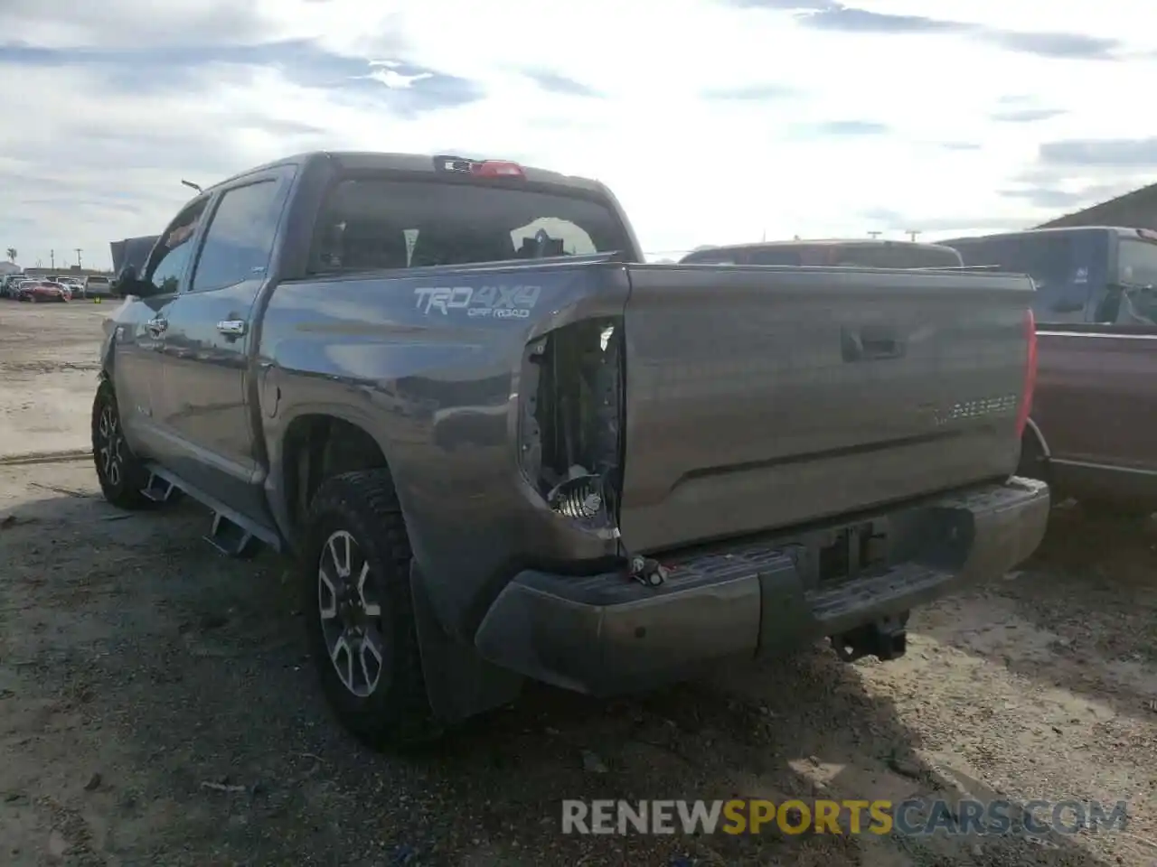 3 Photograph of a damaged car 5TFHY5F11KX786152 TOYOTA TUNDRA 2019