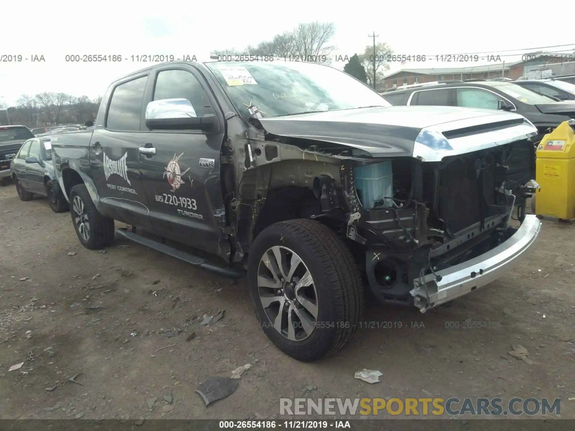 1 Photograph of a damaged car 5TFHY5F11KX797099 TOYOTA TUNDRA 2019