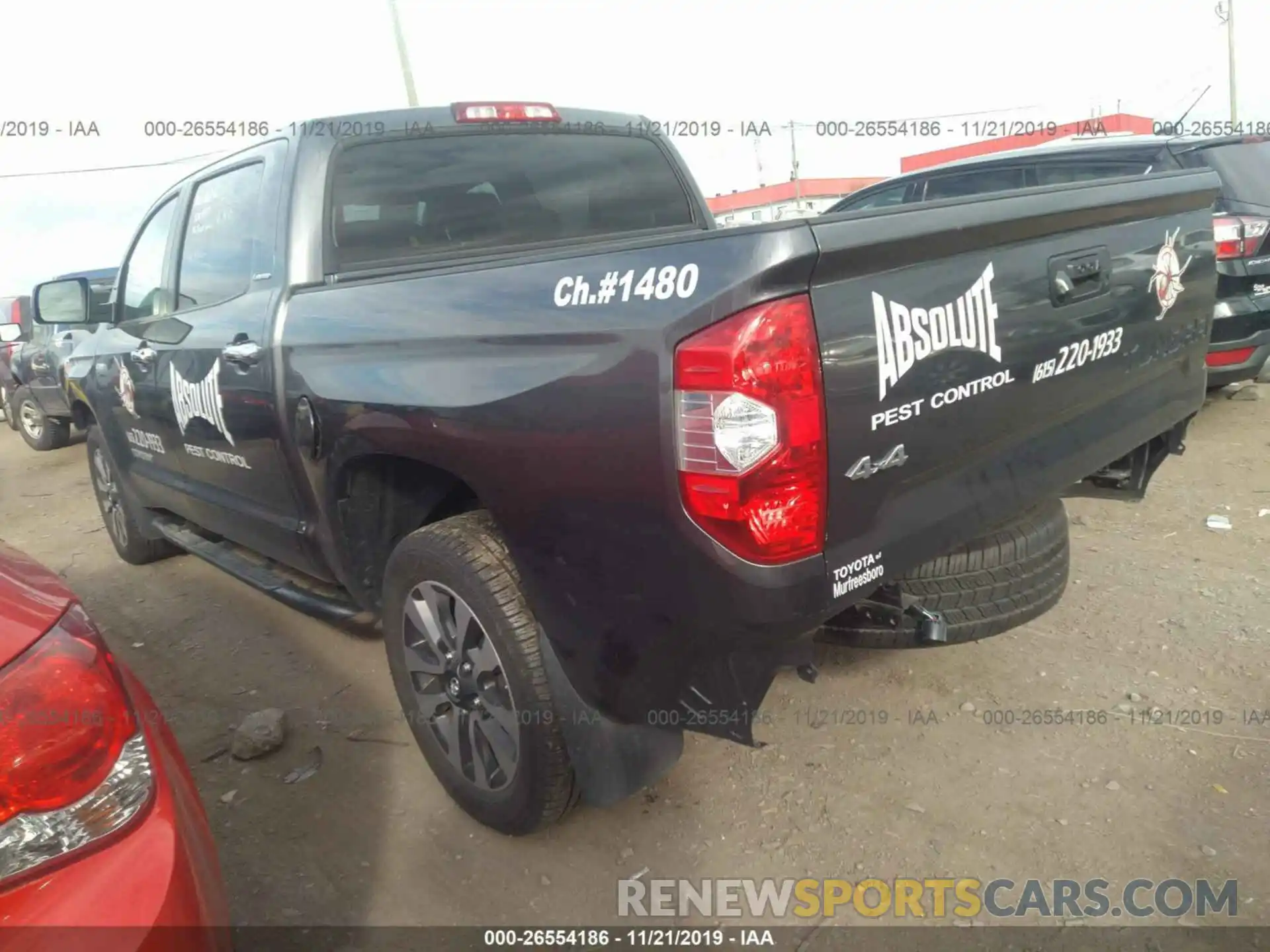 3 Photograph of a damaged car 5TFHY5F11KX797099 TOYOTA TUNDRA 2019