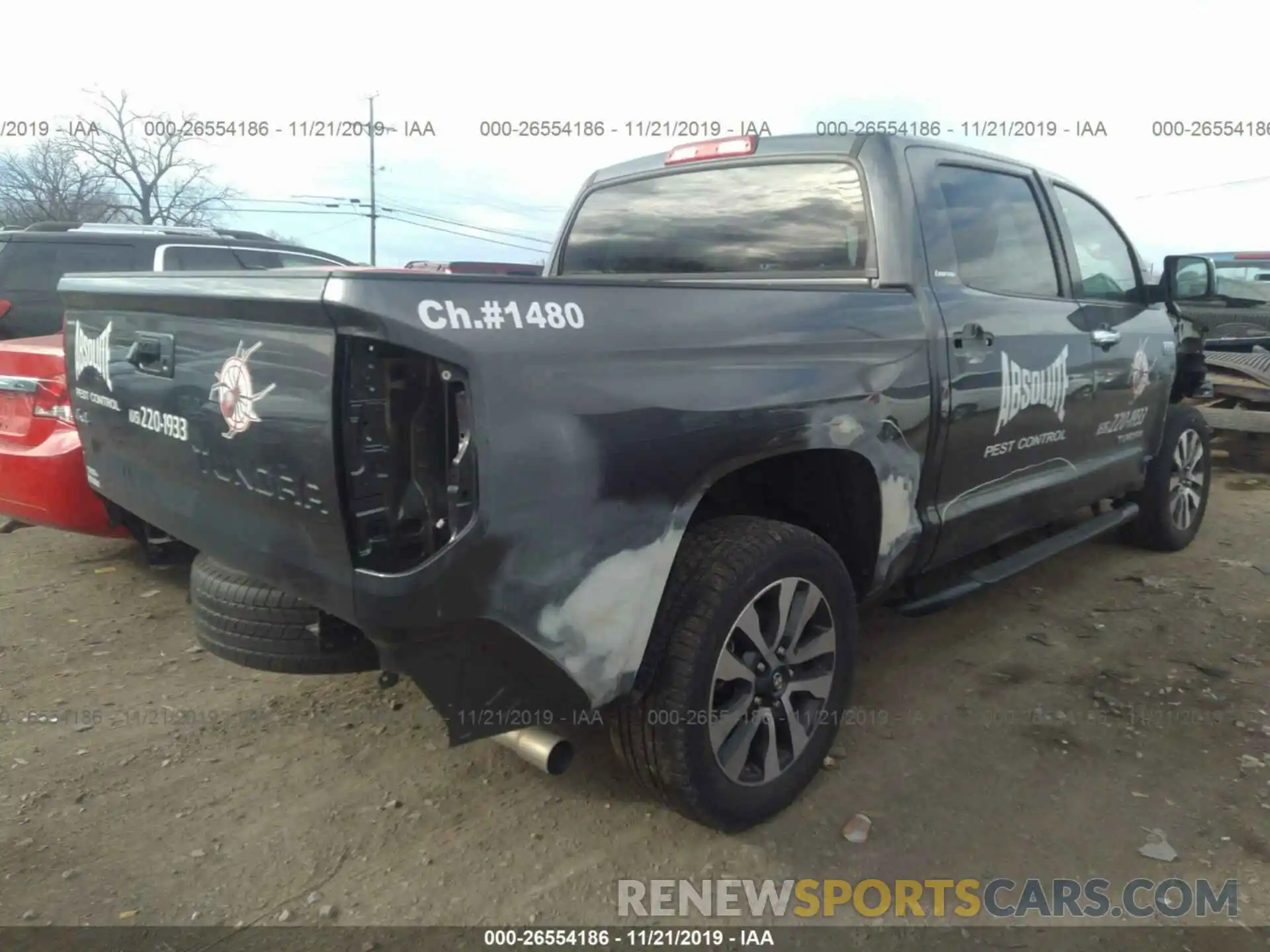 4 Photograph of a damaged car 5TFHY5F11KX797099 TOYOTA TUNDRA 2019