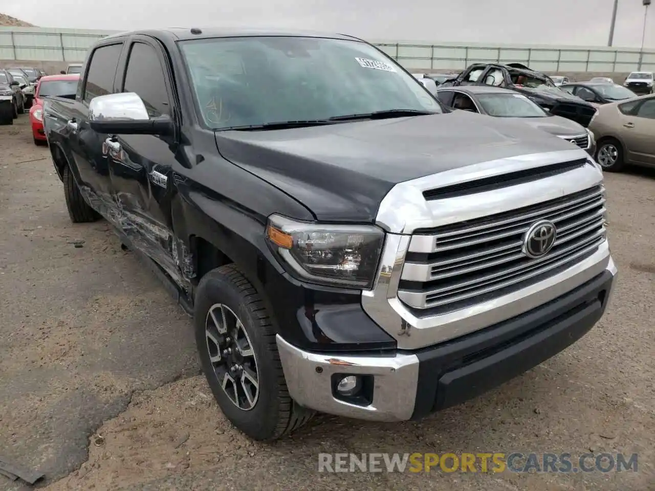 1 Photograph of a damaged car 5TFHY5F11KX803788 TOYOTA TUNDRA 2019