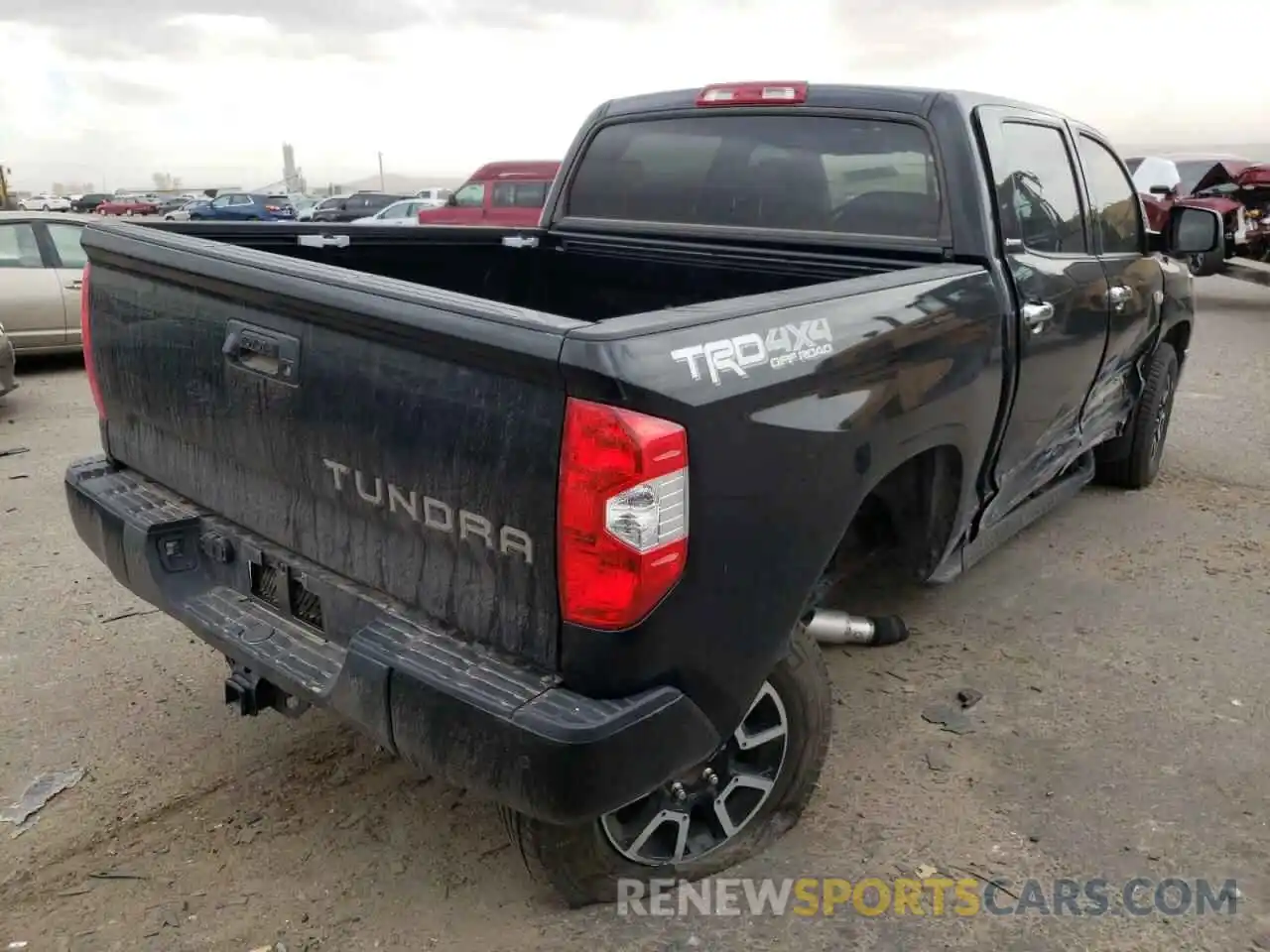 4 Фотография поврежденного автомобиля 5TFHY5F11KX803788 TOYOTA TUNDRA 2019