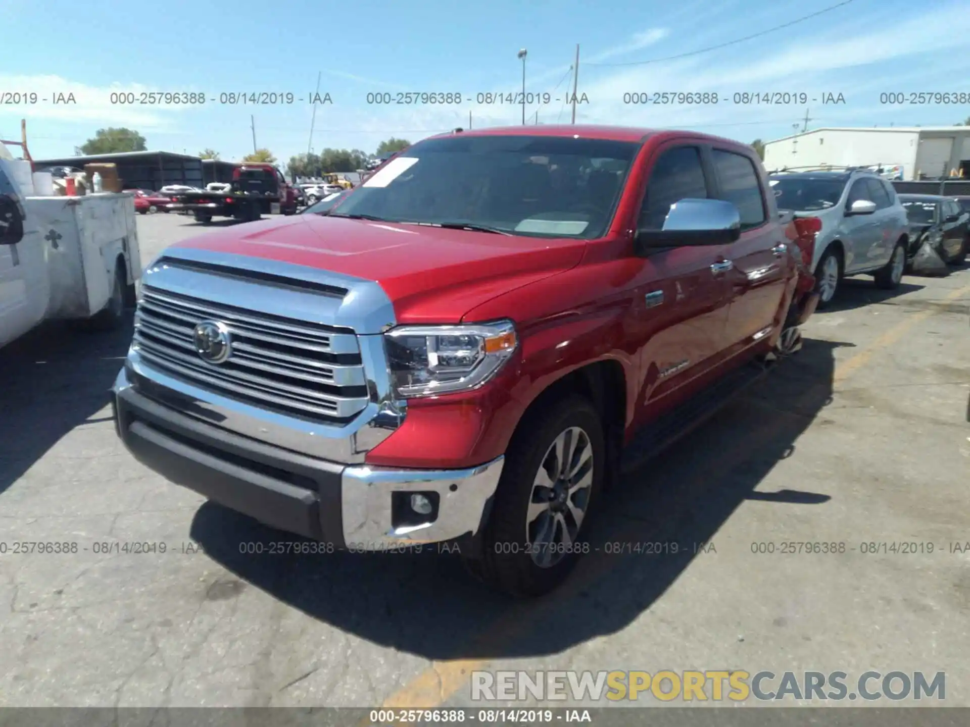 2 Photograph of a damaged car 5TFHY5F11KX826391 TOYOTA TUNDRA 2019