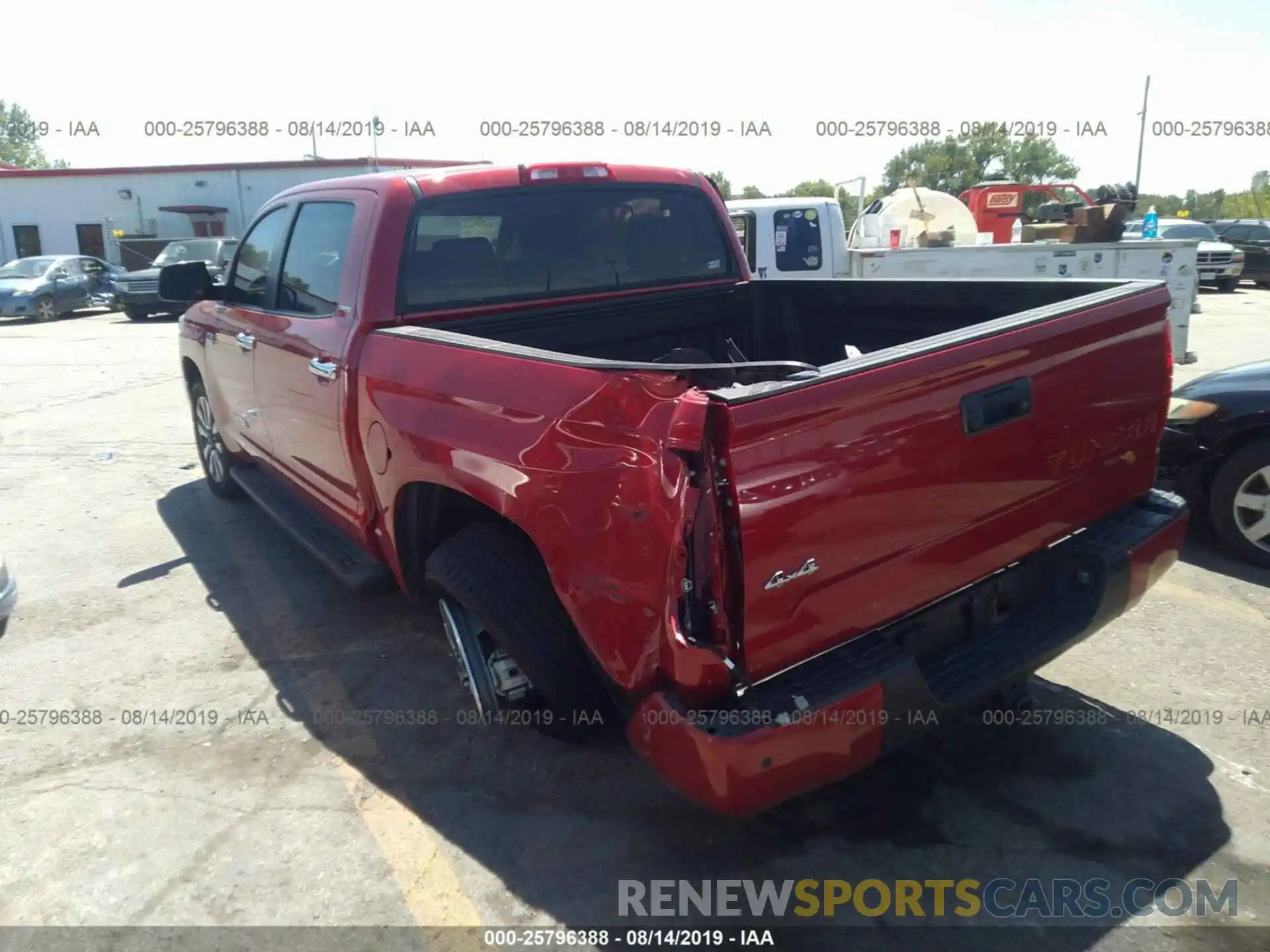 3 Photograph of a damaged car 5TFHY5F11KX826391 TOYOTA TUNDRA 2019