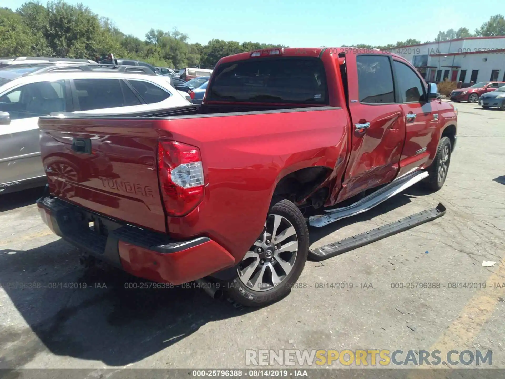 4 Photograph of a damaged car 5TFHY5F11KX826391 TOYOTA TUNDRA 2019