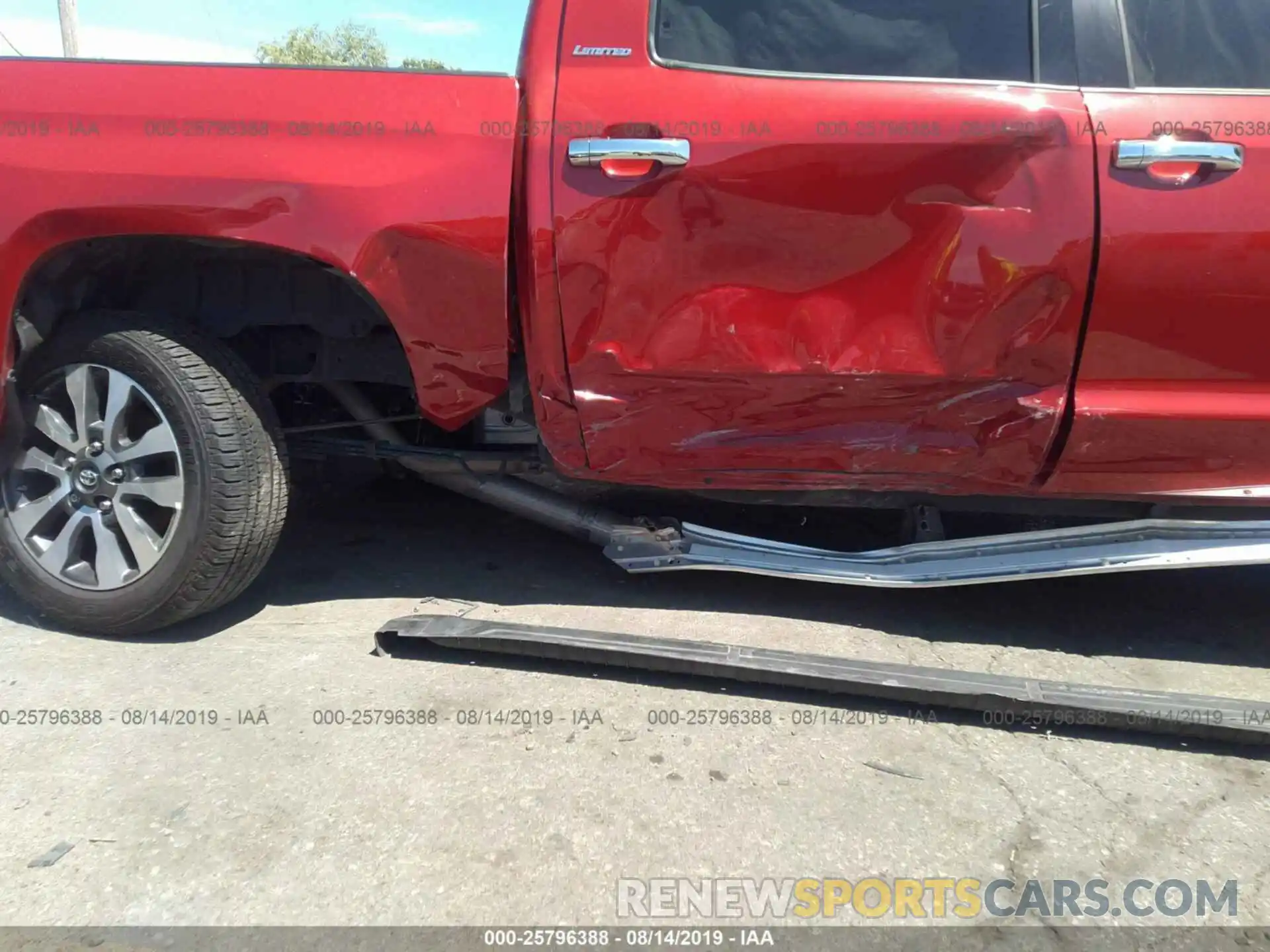 6 Photograph of a damaged car 5TFHY5F11KX826391 TOYOTA TUNDRA 2019