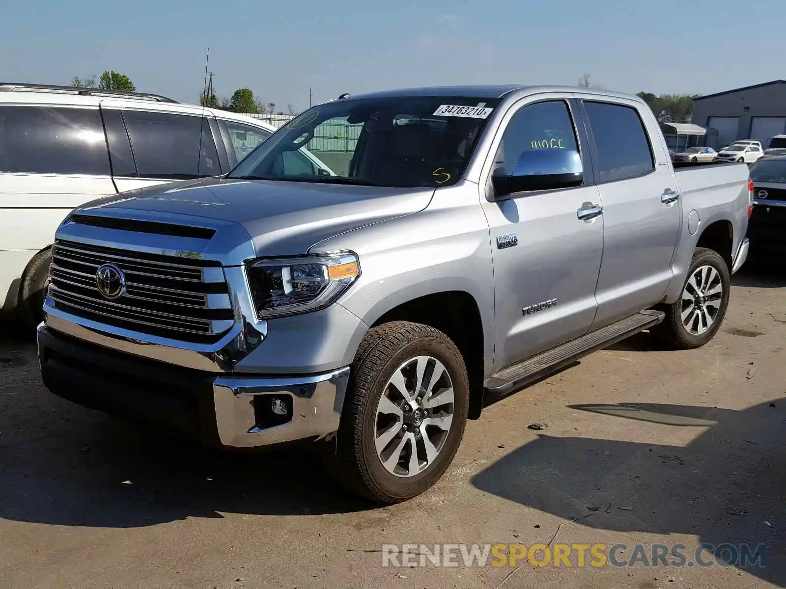 2 Photograph of a damaged car 5TFHY5F11KX833115 TOYOTA TUNDRA 2019