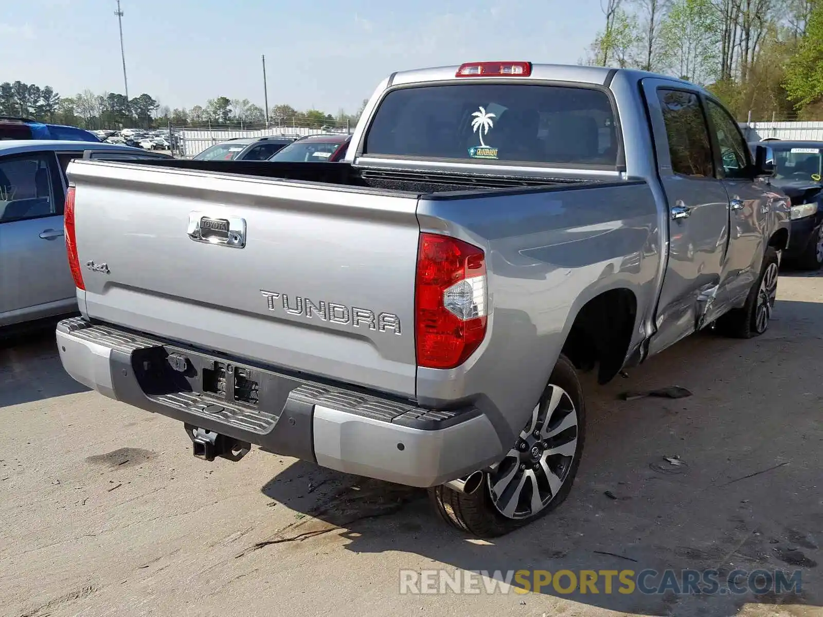 4 Photograph of a damaged car 5TFHY5F11KX833115 TOYOTA TUNDRA 2019