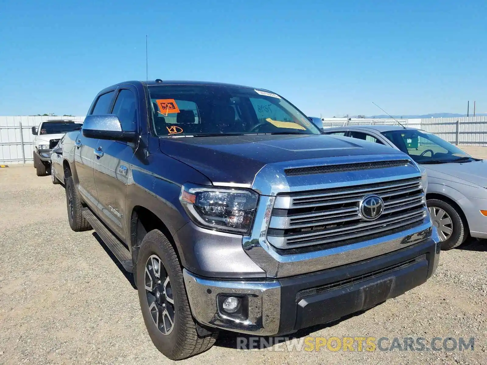 1 Photograph of a damaged car 5TFHY5F11KX835477 TOYOTA TUNDRA 2019