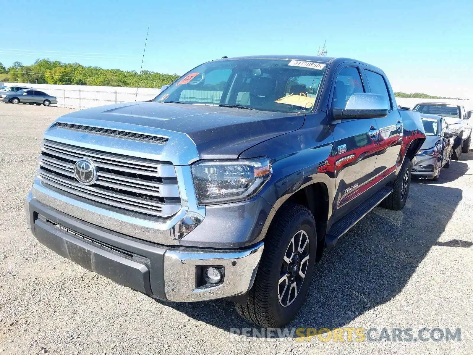 2 Photograph of a damaged car 5TFHY5F11KX835477 TOYOTA TUNDRA 2019