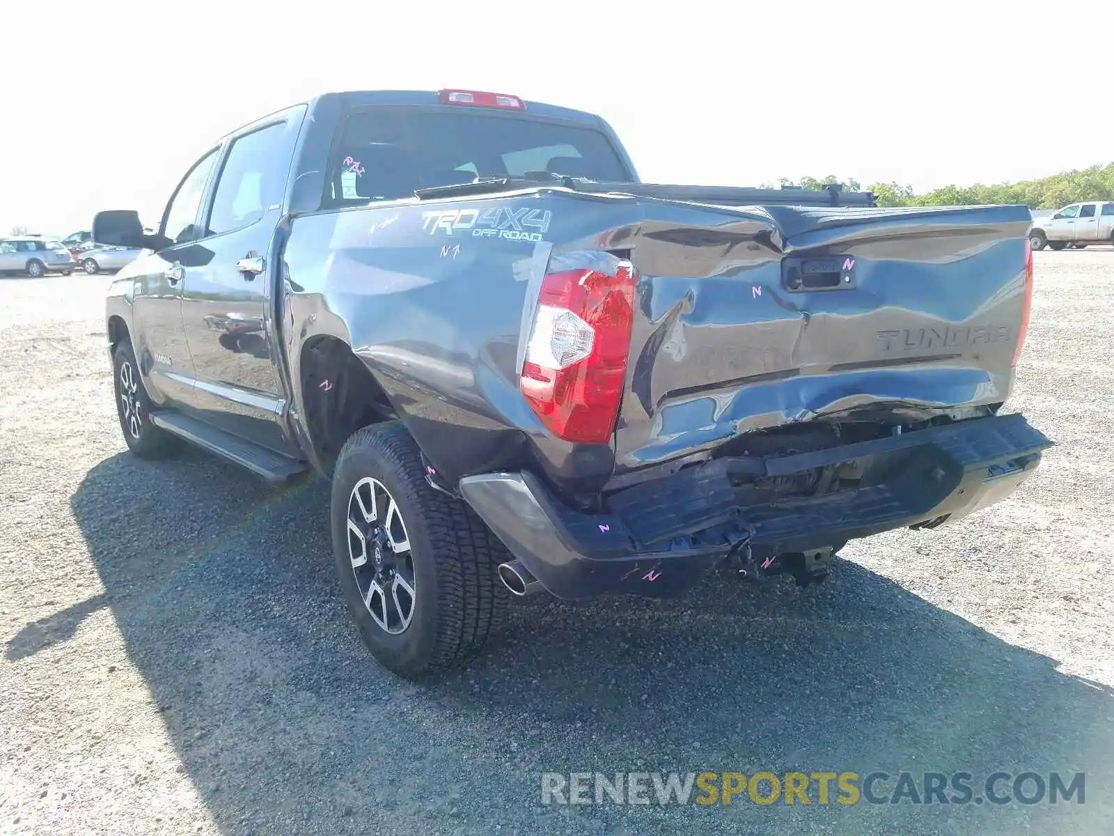 3 Photograph of a damaged car 5TFHY5F11KX835477 TOYOTA TUNDRA 2019