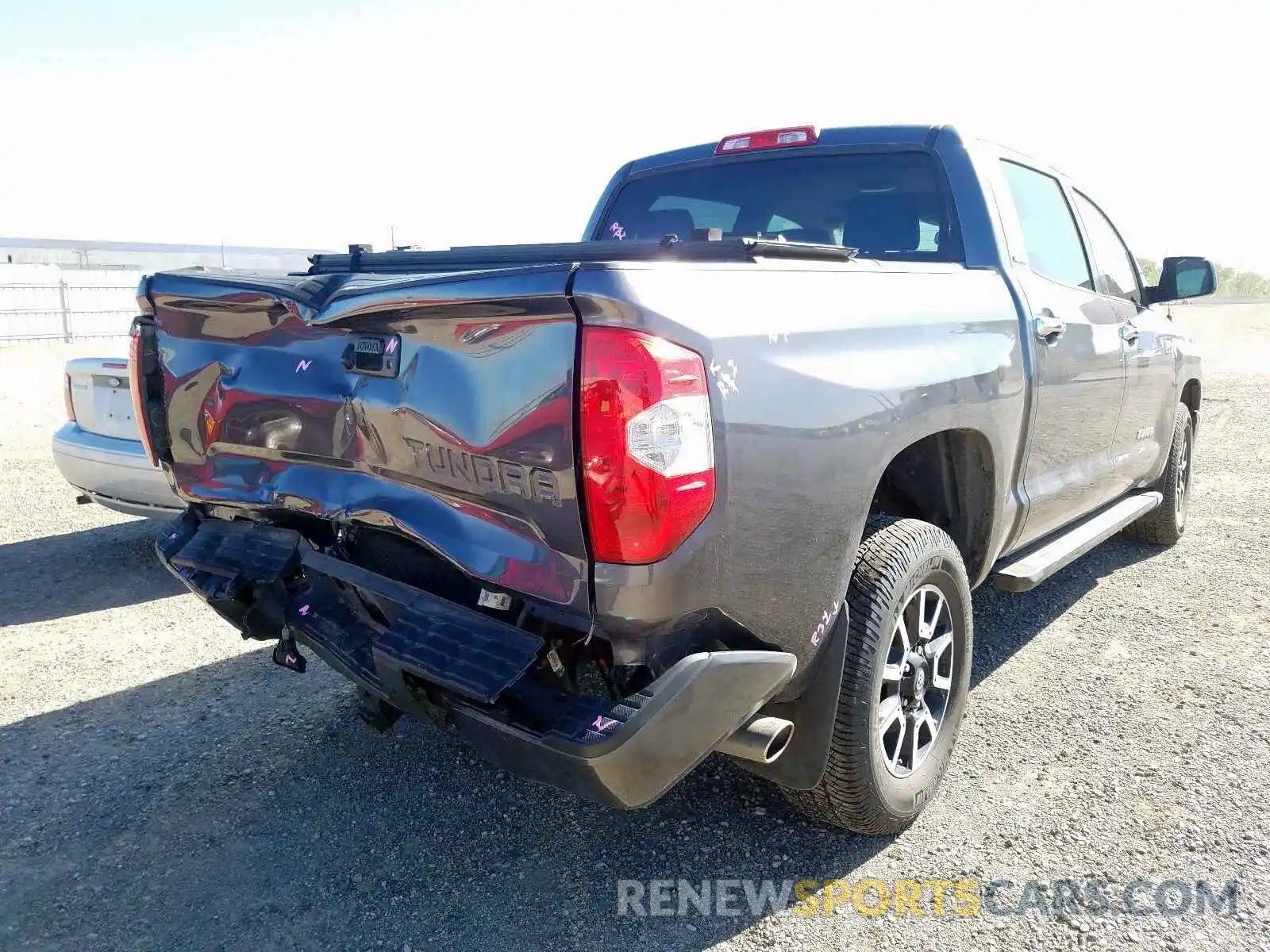 4 Photograph of a damaged car 5TFHY5F11KX835477 TOYOTA TUNDRA 2019