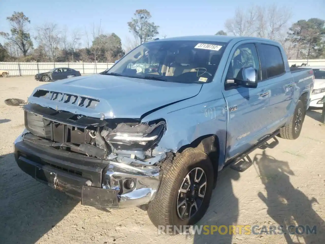 2 Photograph of a damaged car 5TFHY5F11KX846656 TOYOTA TUNDRA 2019