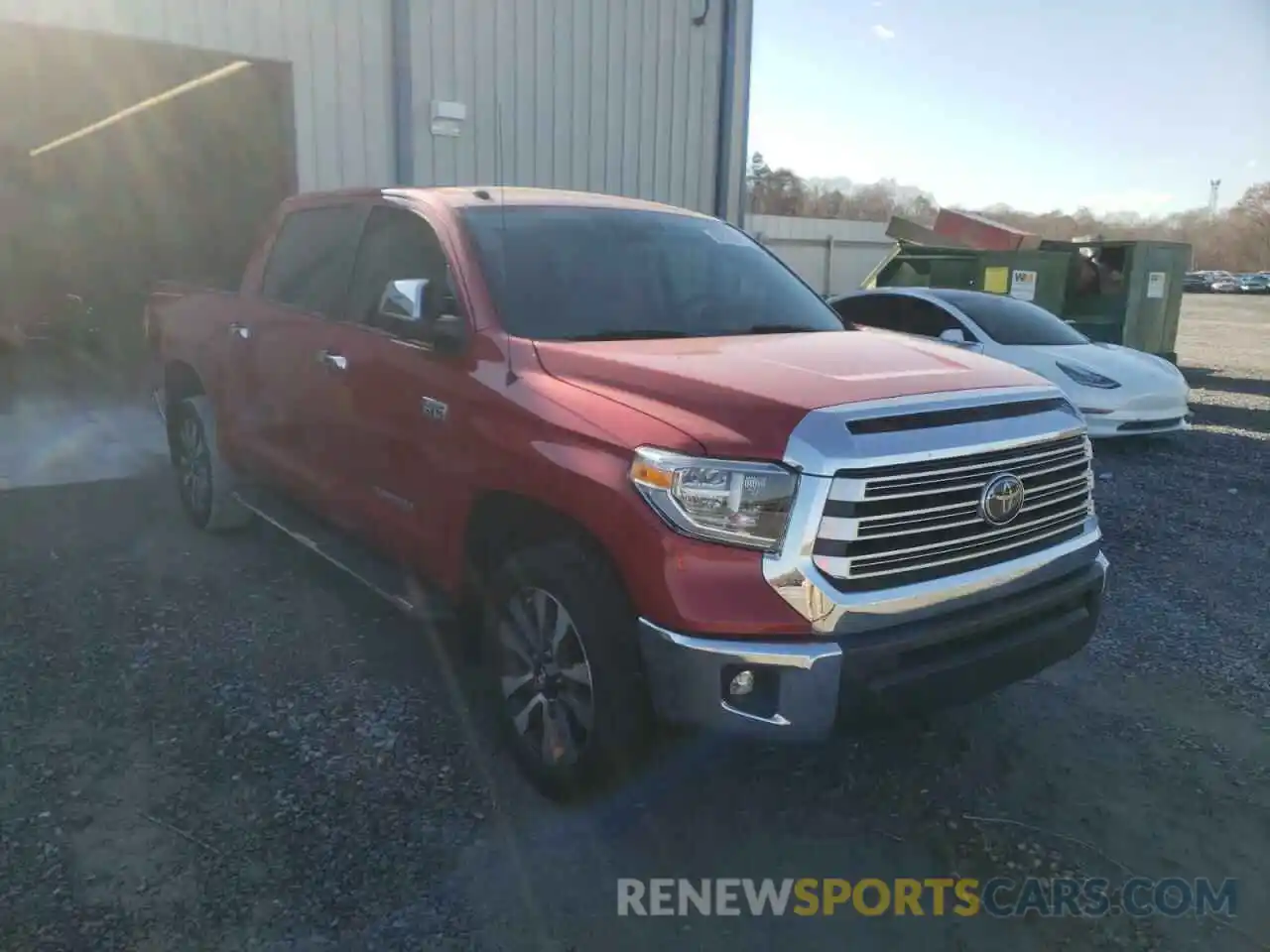 1 Photograph of a damaged car 5TFHY5F11KX865823 TOYOTA TUNDRA 2019