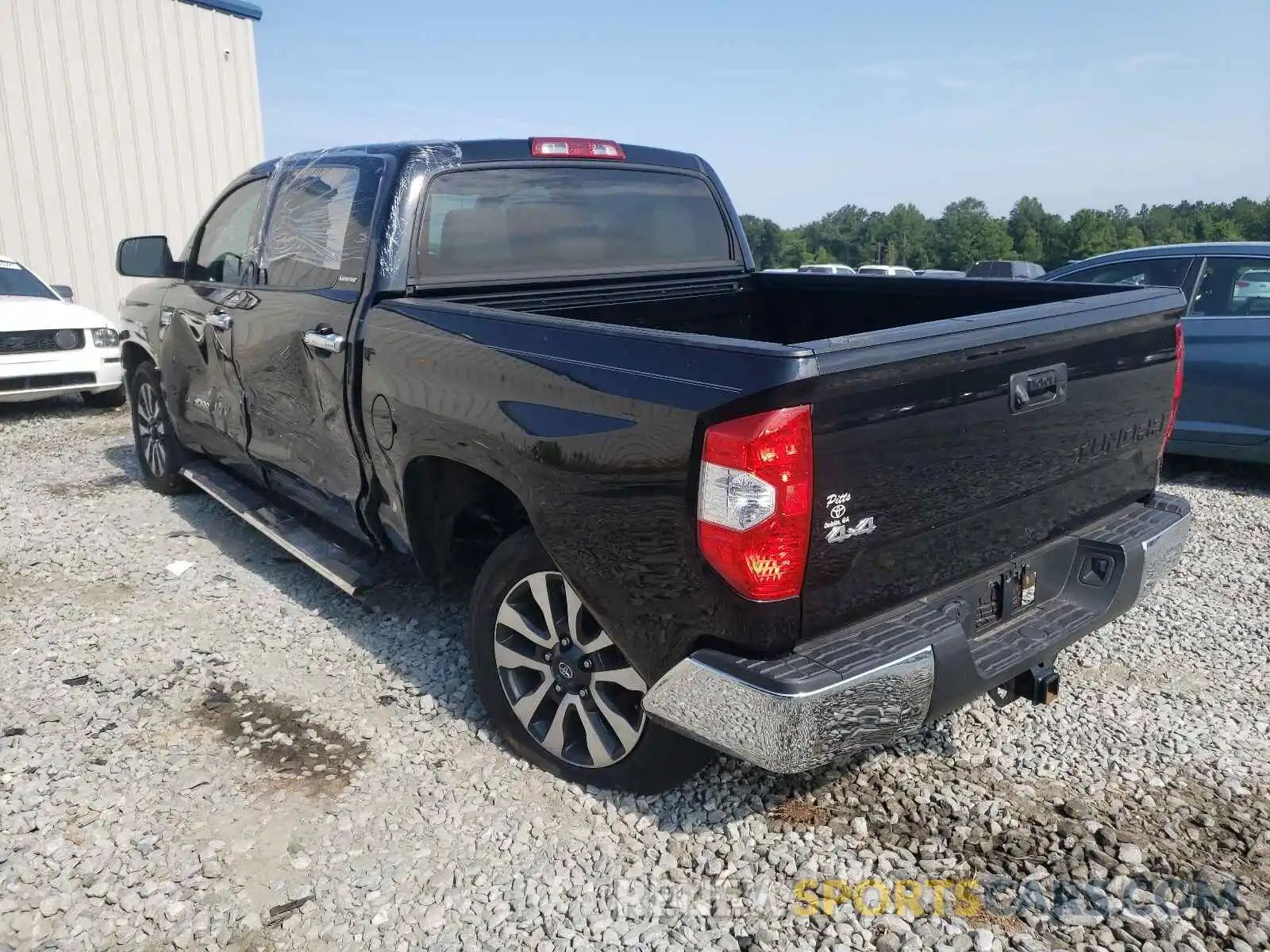 3 Photograph of a damaged car 5TFHY5F11KX869371 TOYOTA TUNDRA 2019