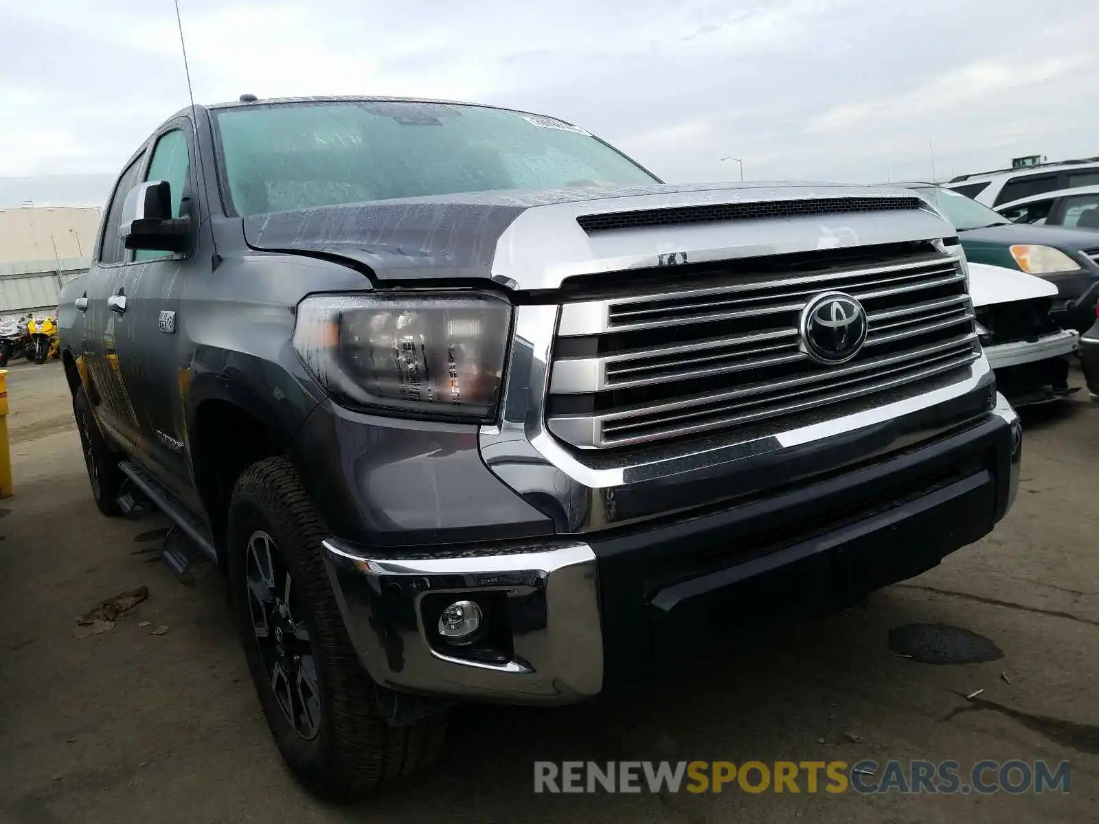 1 Photograph of a damaged car 5TFHY5F12KX818509 TOYOTA TUNDRA 2019